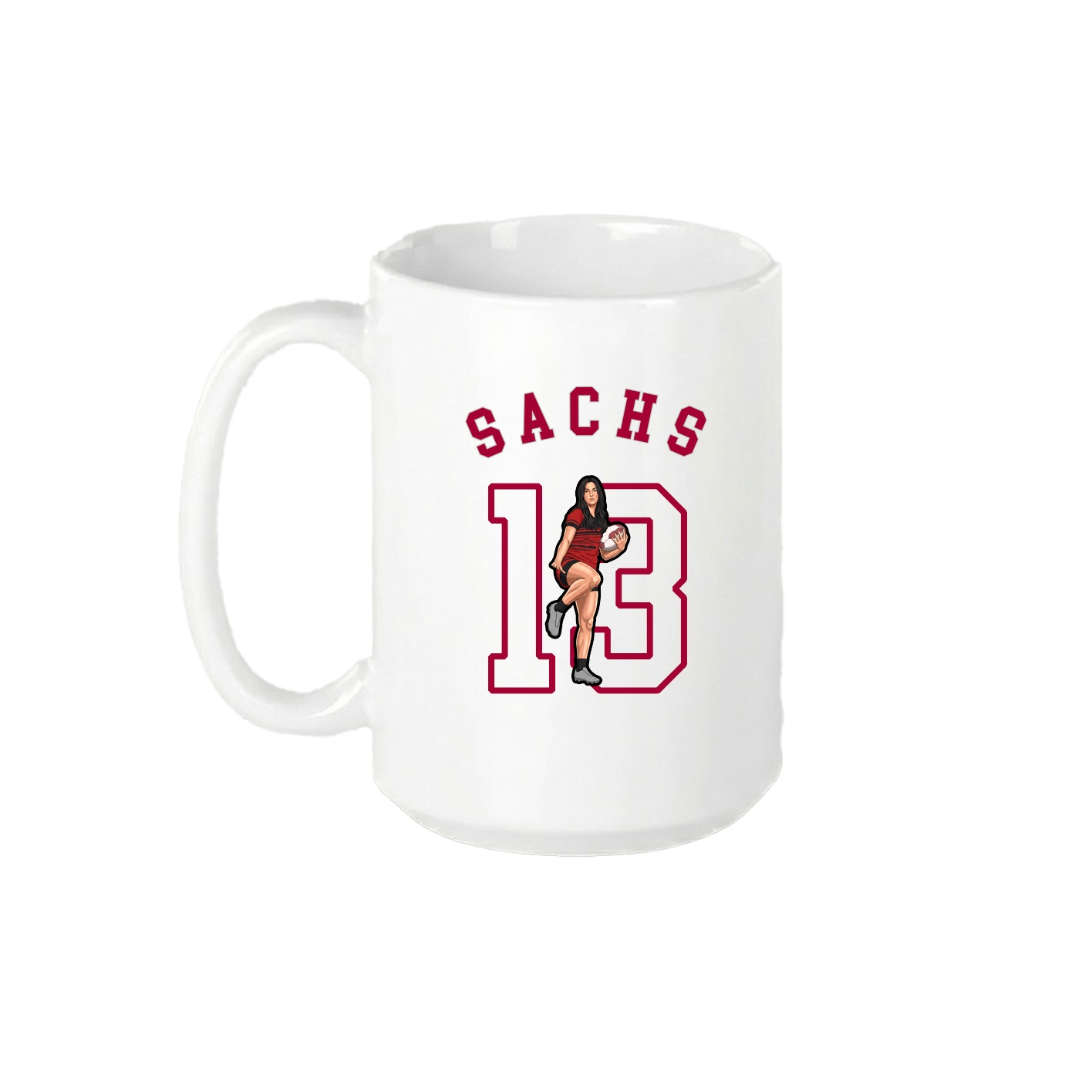 15oz Coffee Mug — Shirsey Arch in White