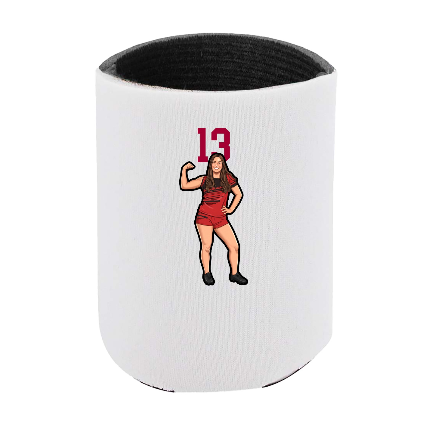 Can Holder — Number Top in White