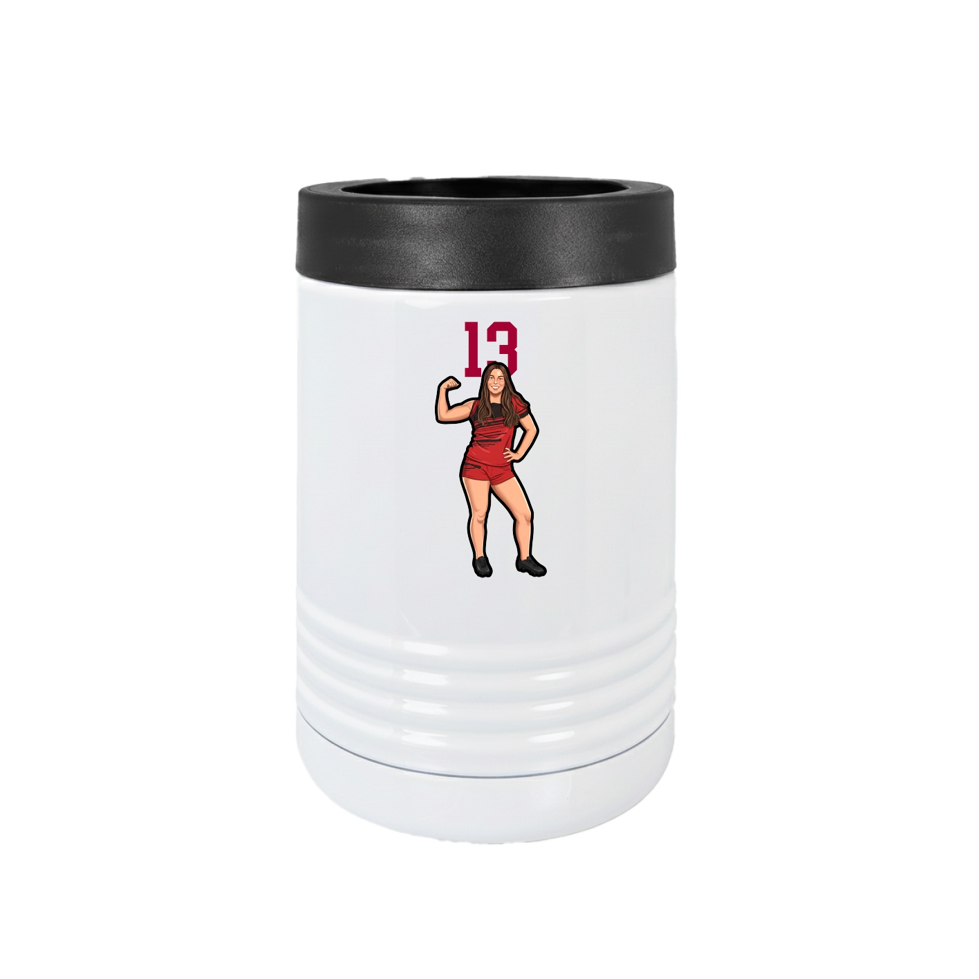 Beverage Holder — Number Top in White