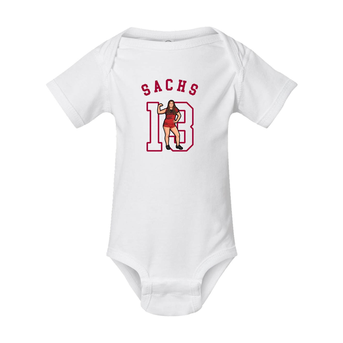 Baby Onesie — Shirsey Arch in White