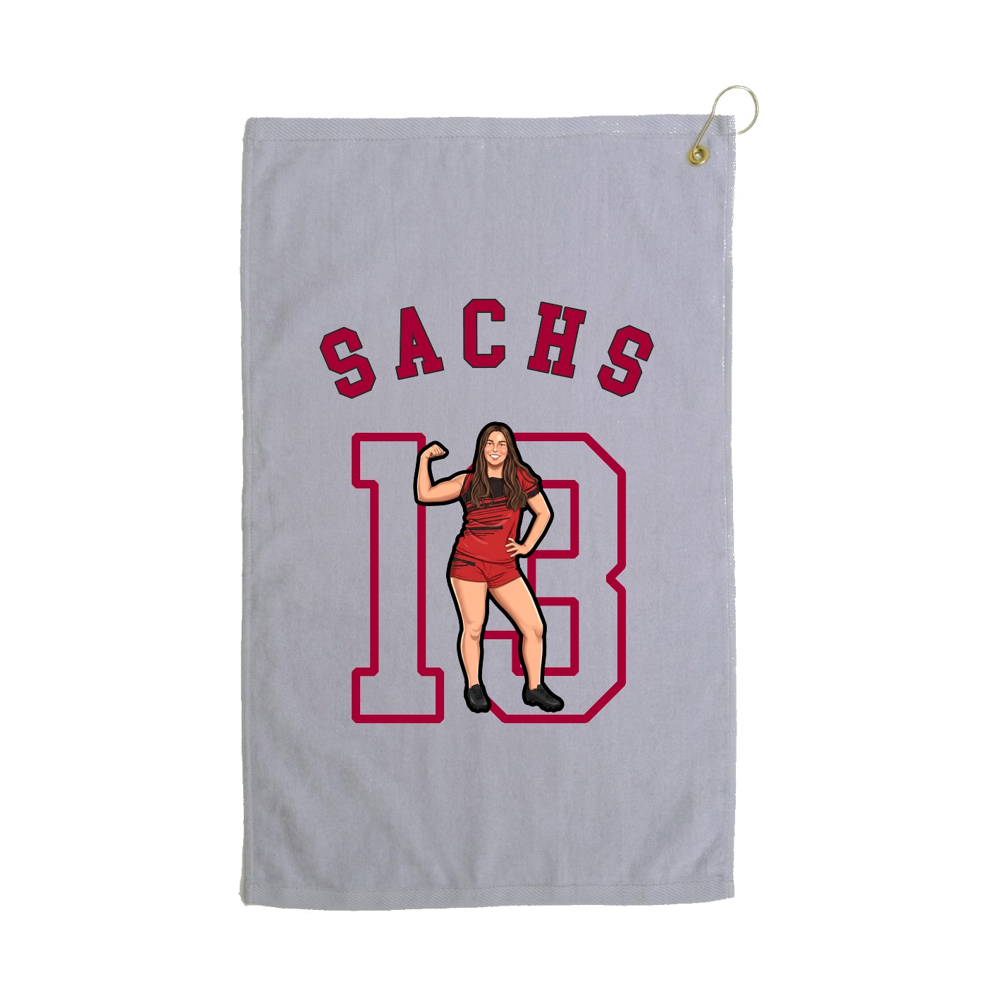 Golf Towel — Shirsey Arch in Grey