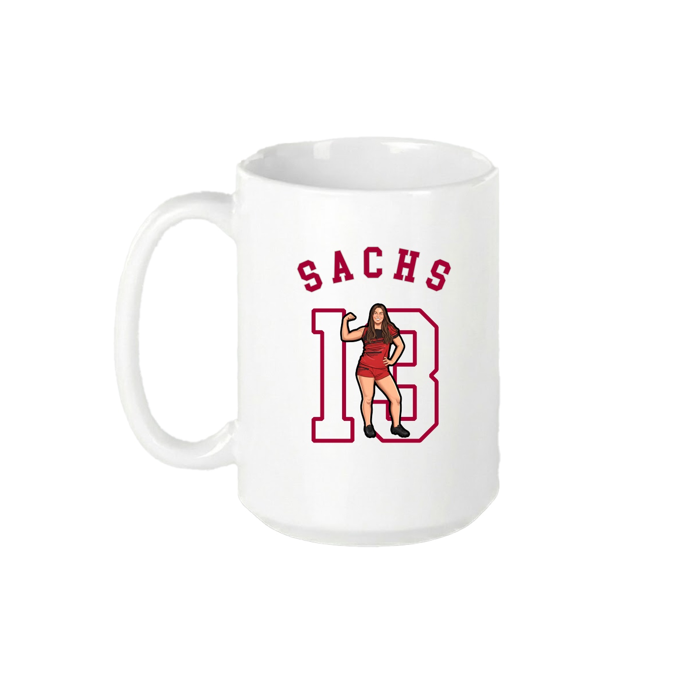 15oz Coffee Mug — Shirsey Arch in White