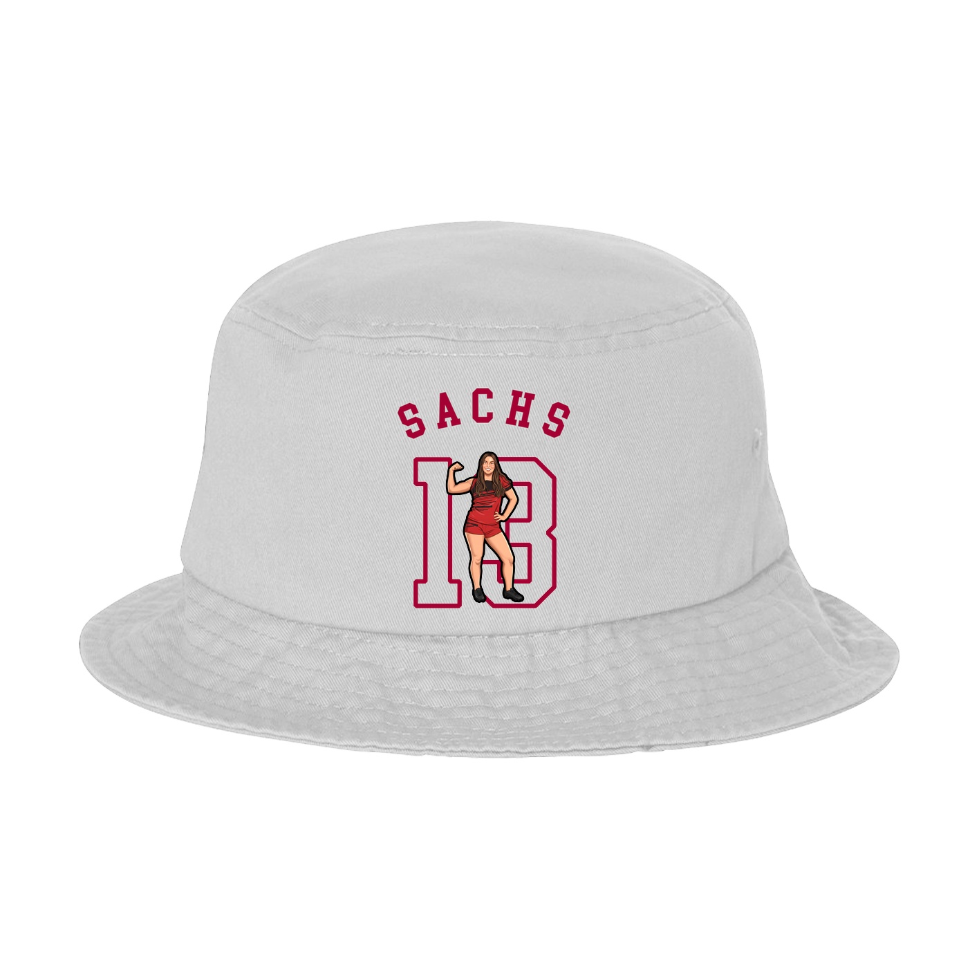 Bucket Cap — Shirsey Arch in White