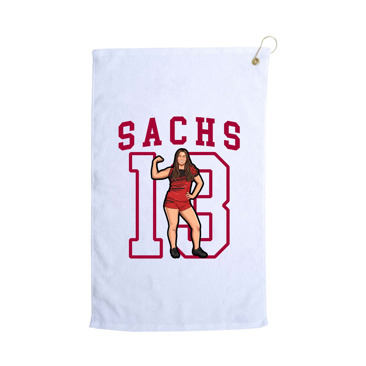 Golf Towel — Shirsey in White