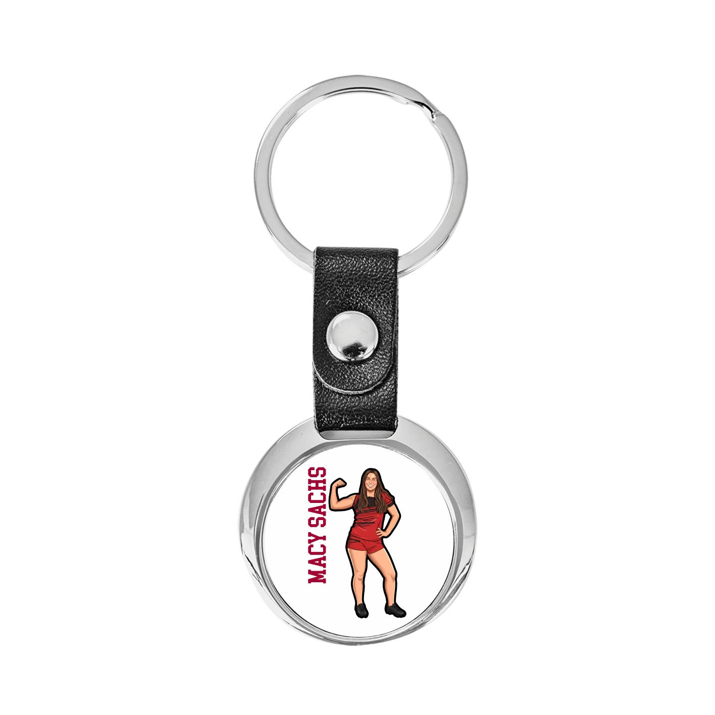 Key Chain — Name Vertical in Classic
