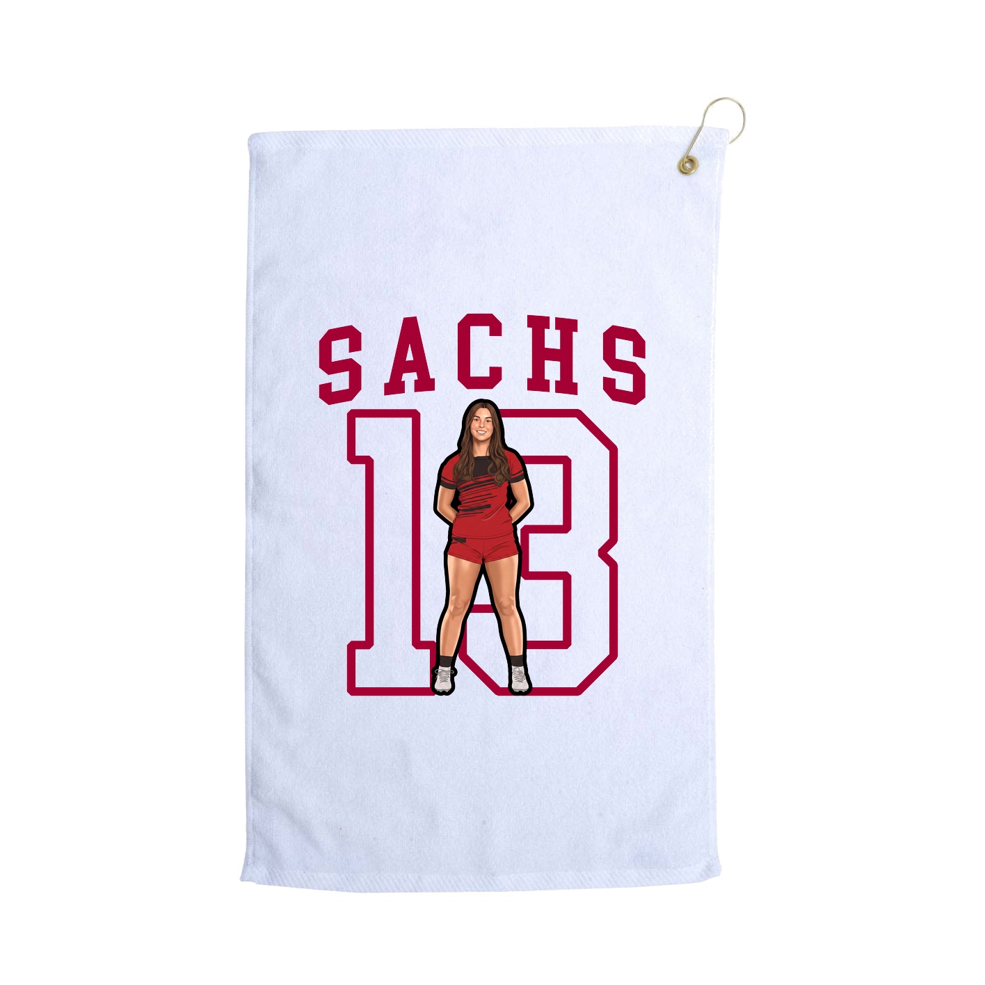 Golf Towel — Shirsey in White