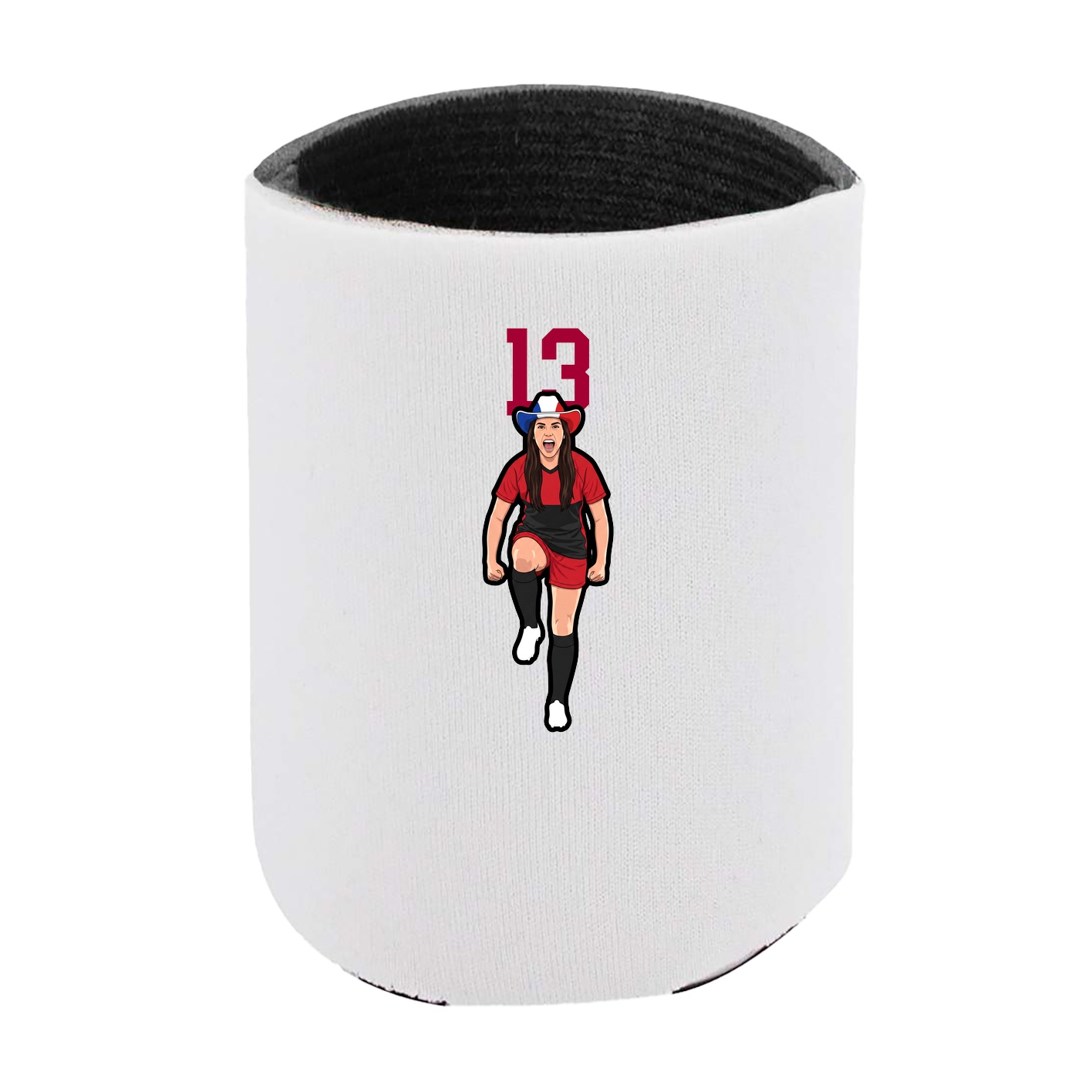Can Holder — Number Top in White