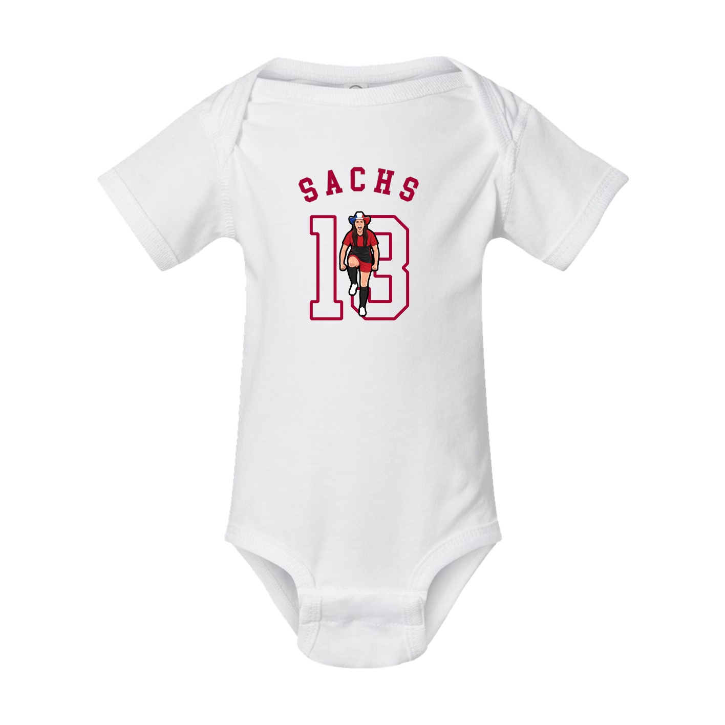 Baby Onesie — Shirsey Arch in White