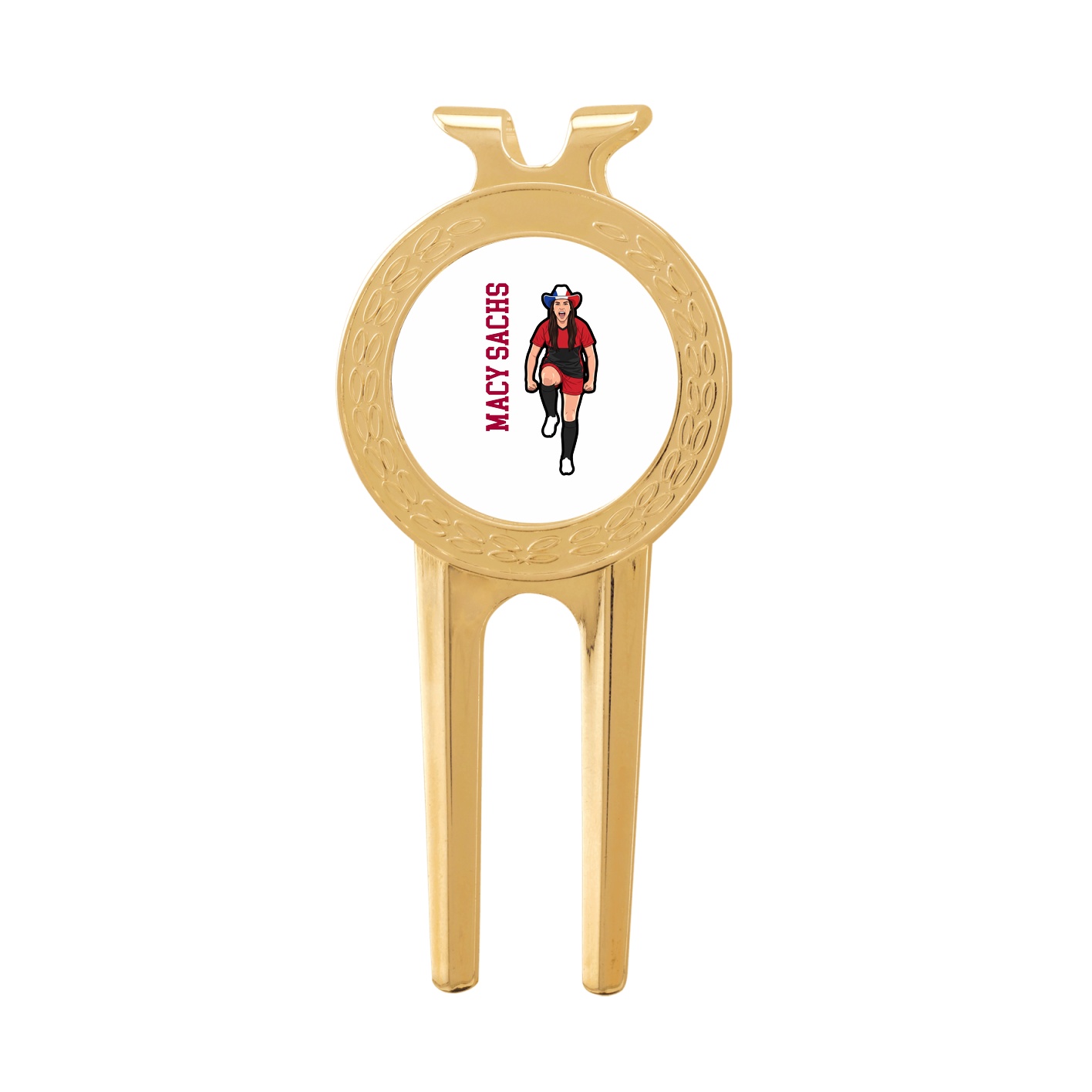 Divot Tool with Ball Marker — Name Vertical in Classic