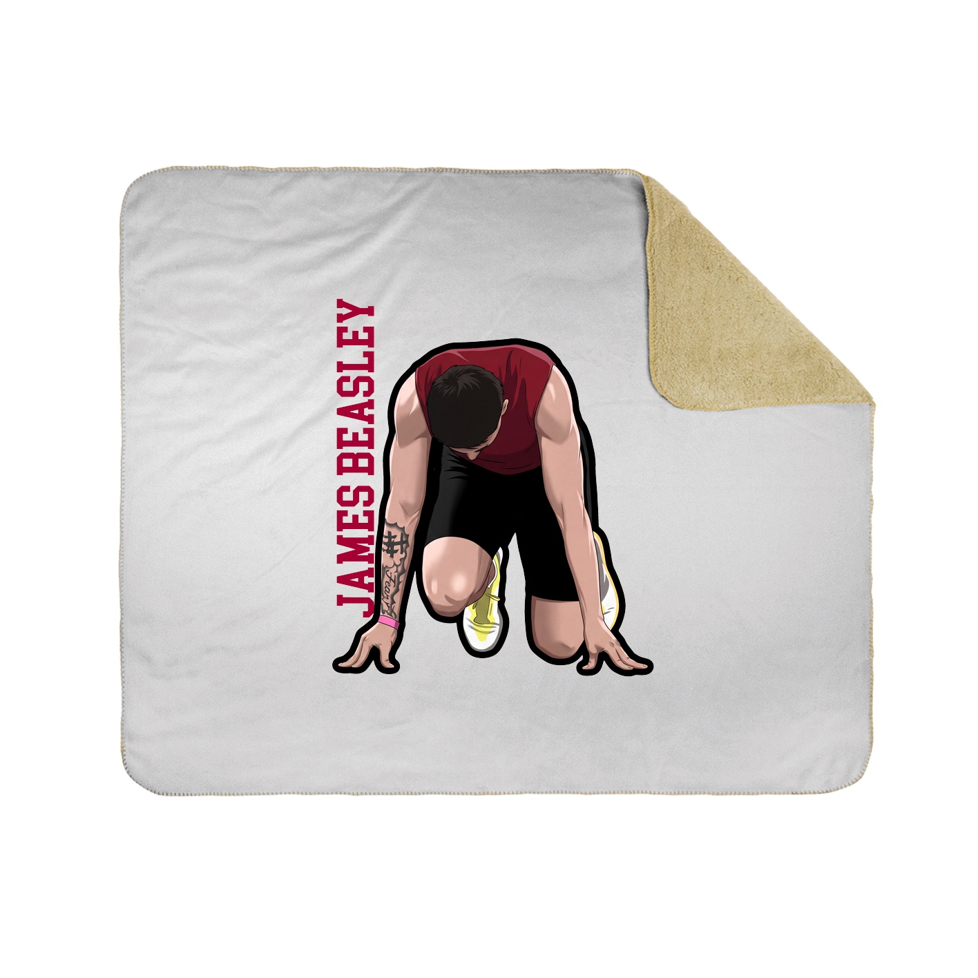 50x60 Sherpa Lined Throw Blanket