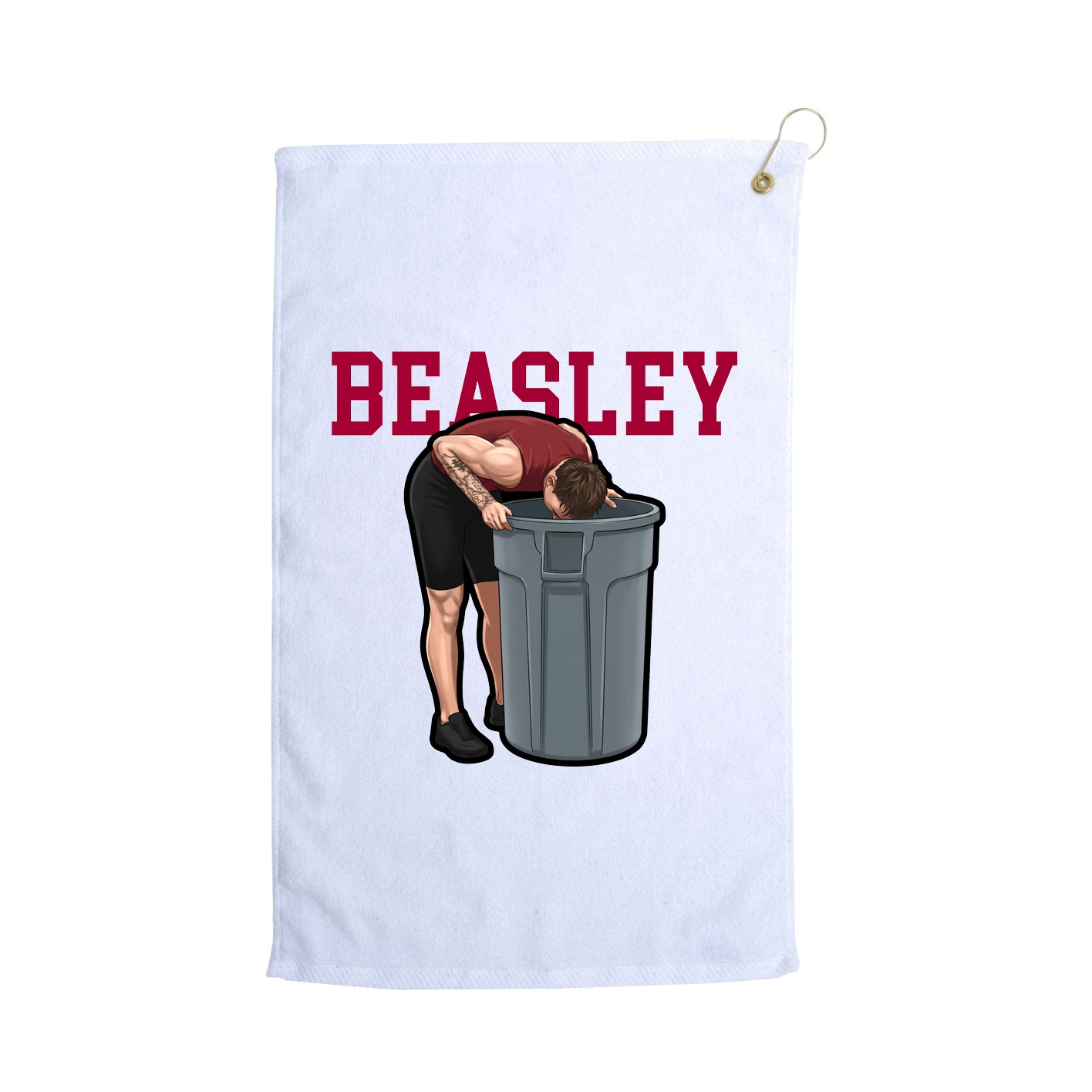 Golf Towel — Shirsey in White