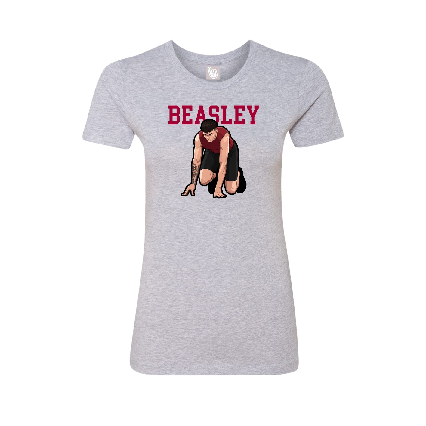 Fitted Women's Tee — Shirsey in Grey