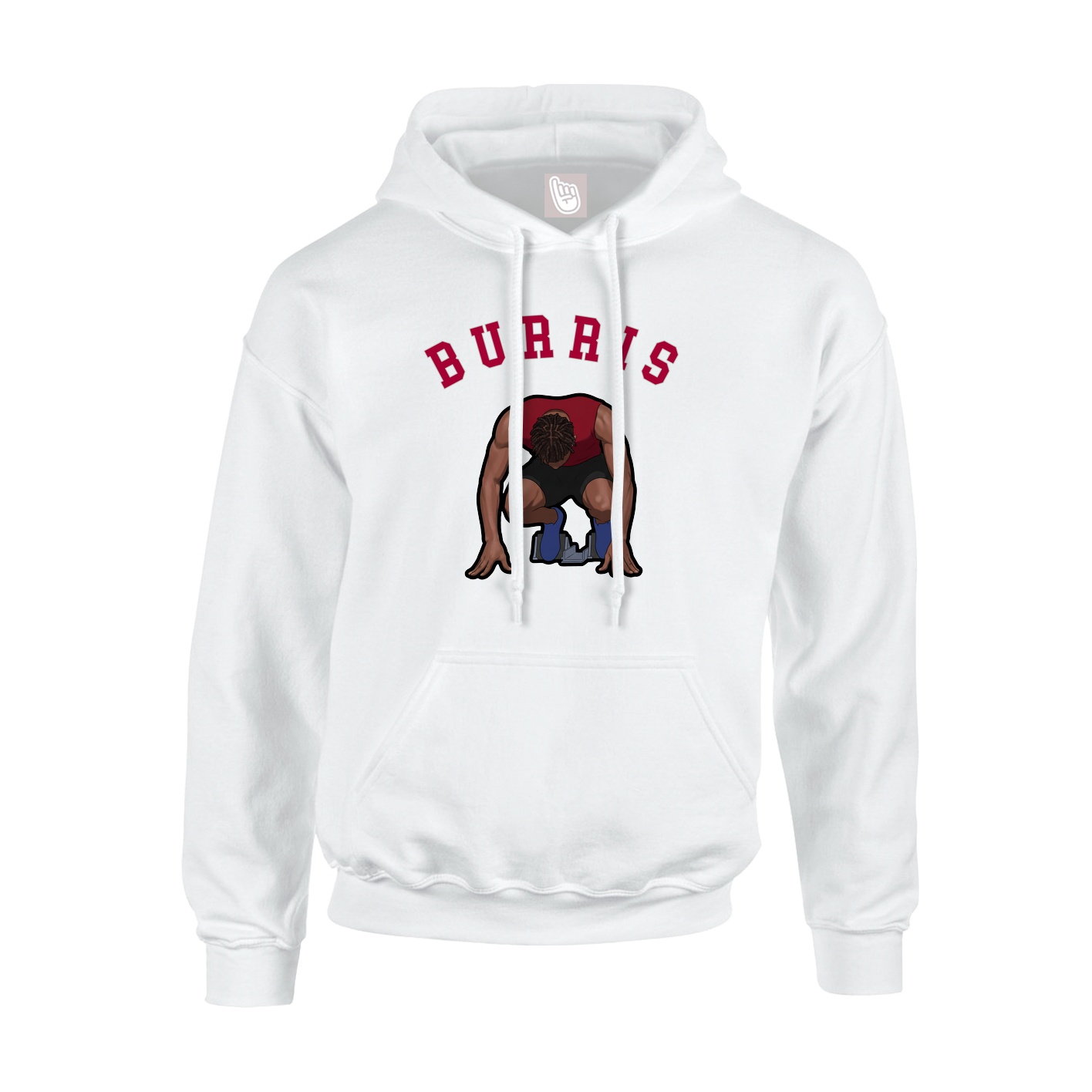 Youth Hoodie — Shirsey Arch in White
