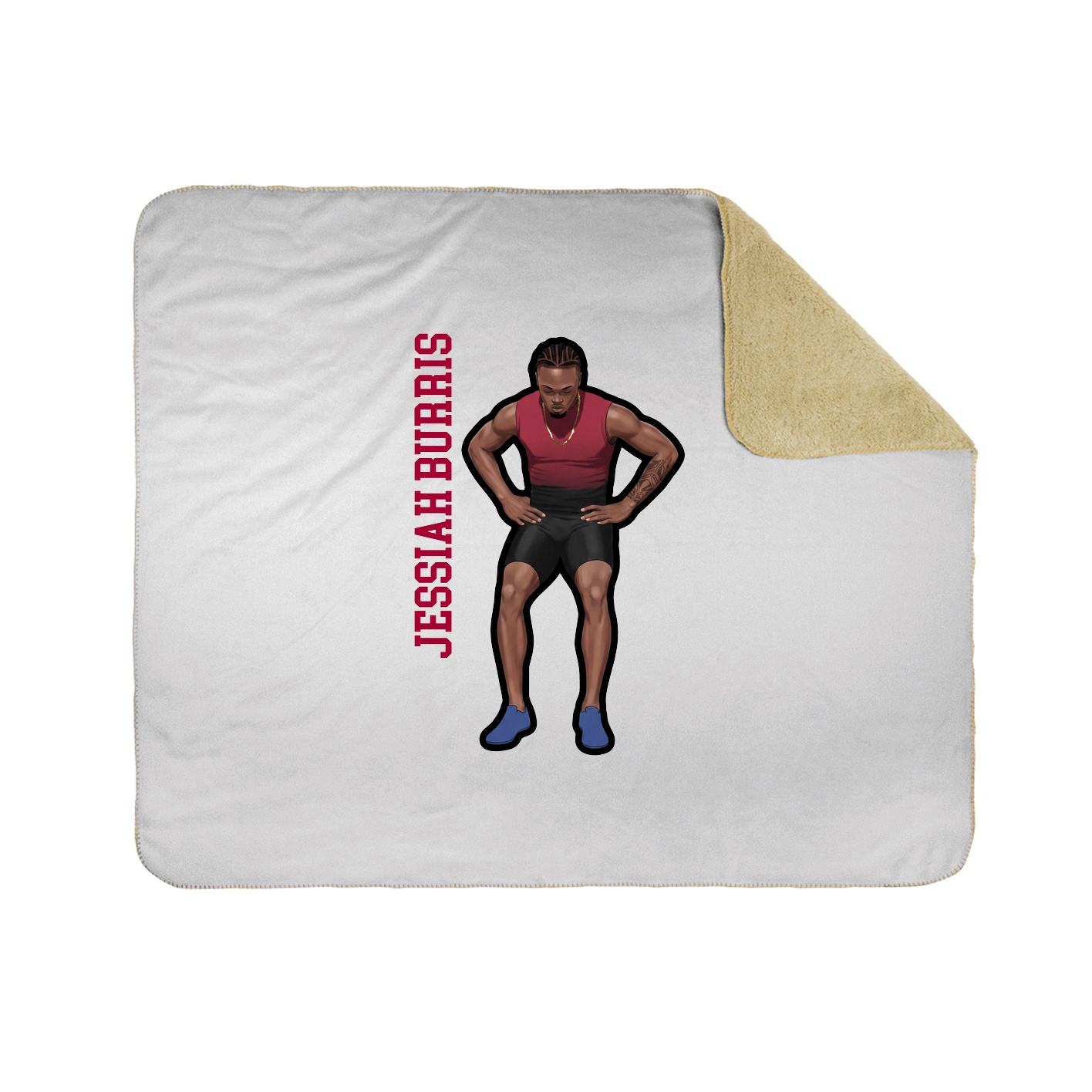 50x60 Sherpa Lined Throw Blanket