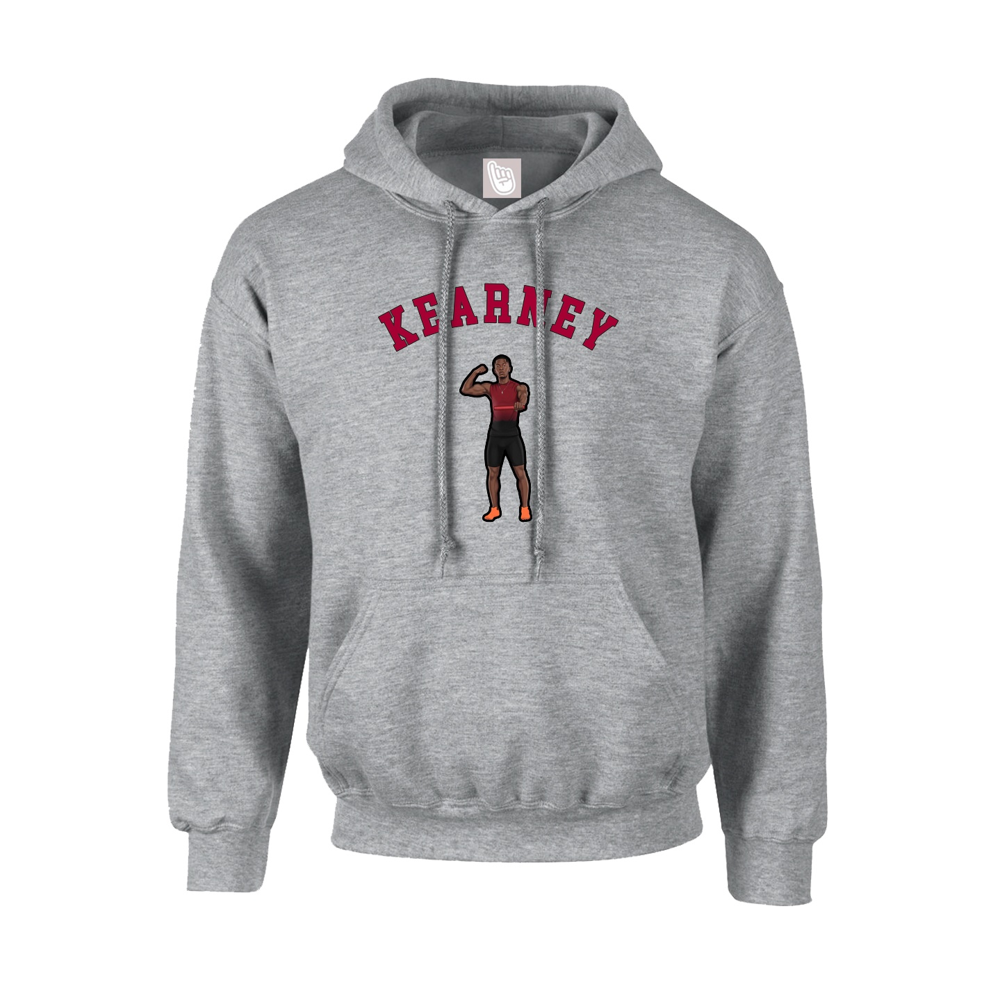 Youth Hoodie — Shirsey Arch in Grey