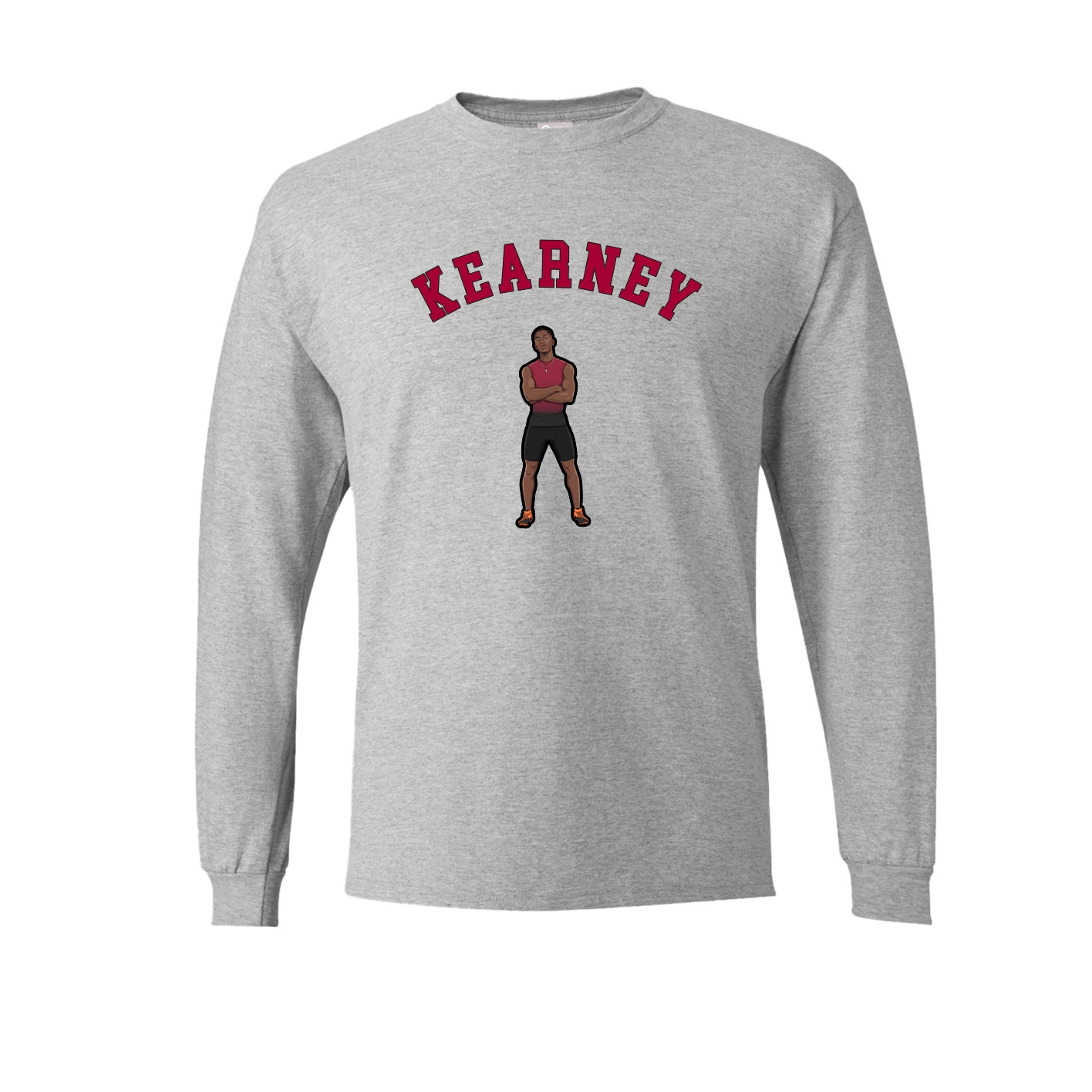 Long Sleeve Tee — Shirsey Arch in Grey