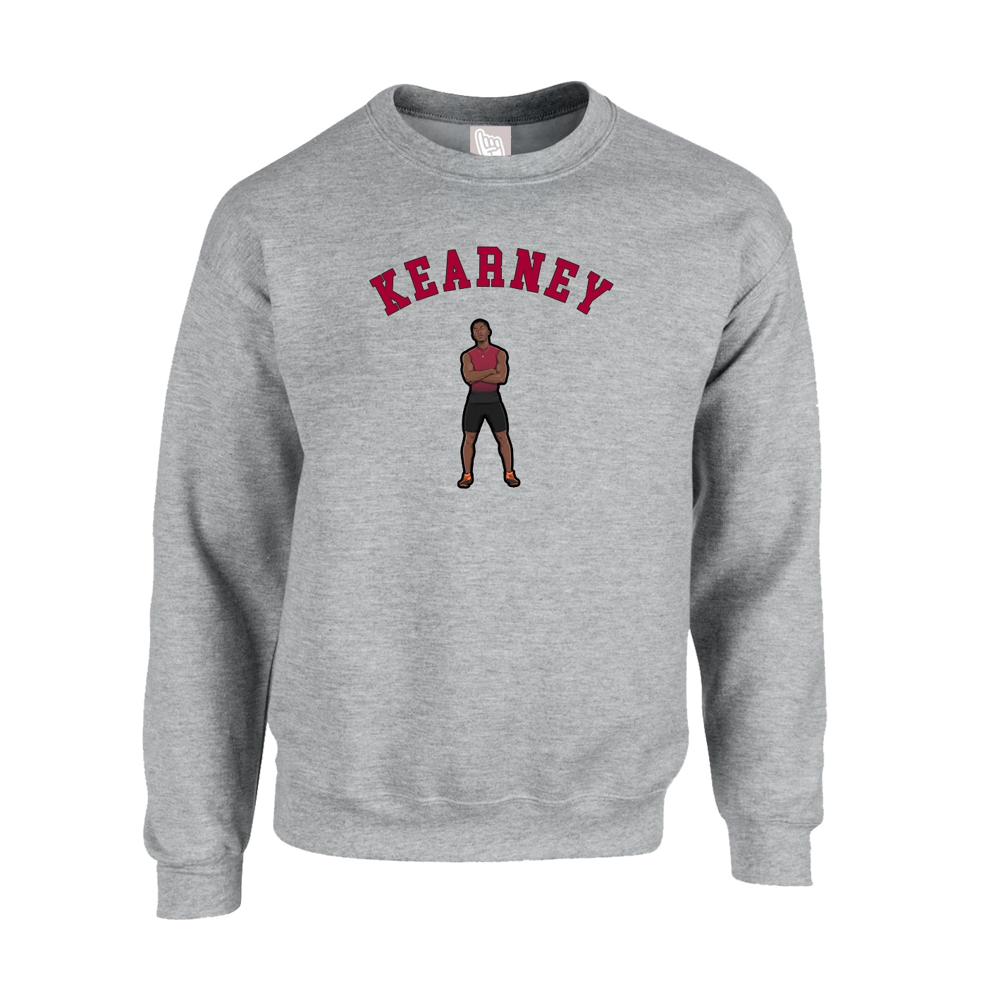 Fleece Crew — Shirsey Arch in Grey