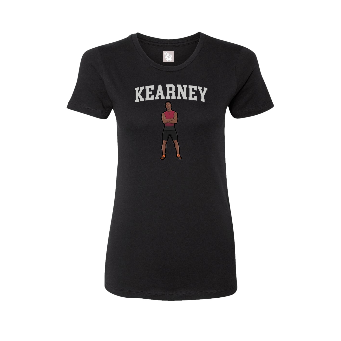 Fitted Women's Tee — Shirsey in Black