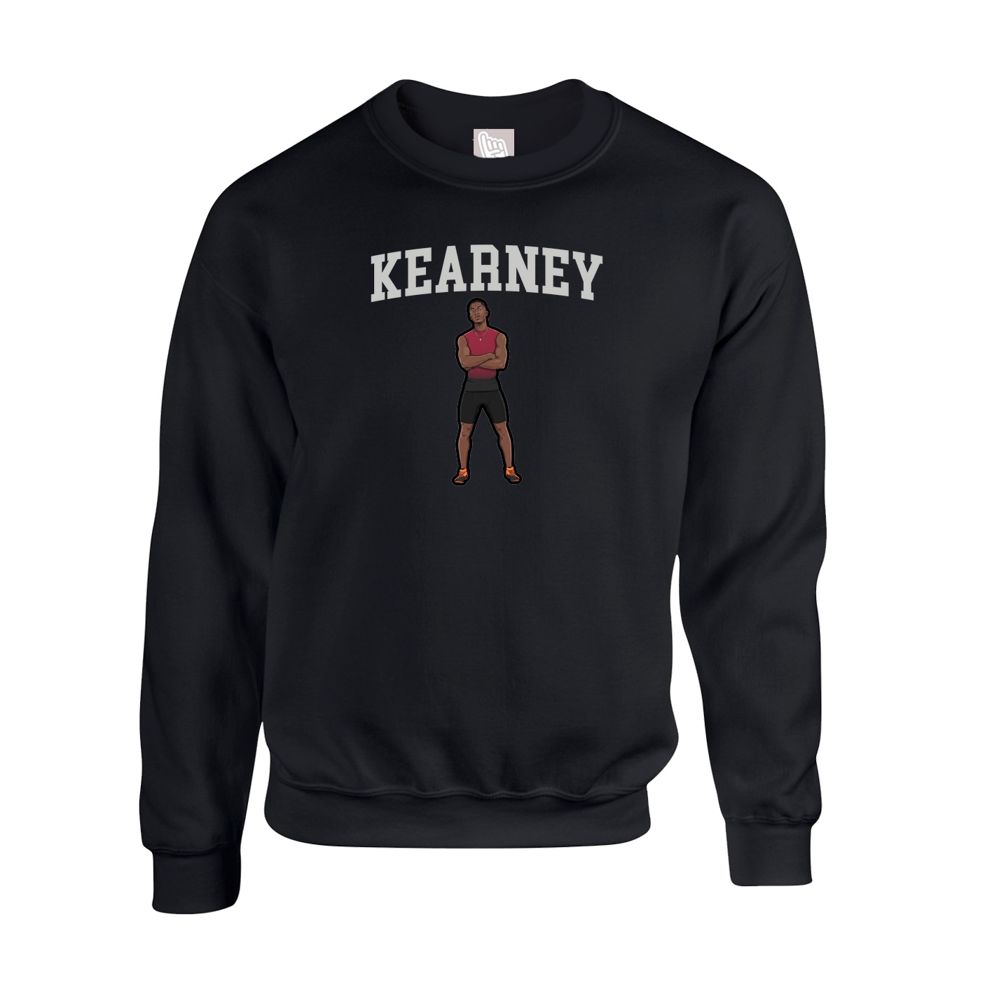 Fleece Crew — Shirsey in Black