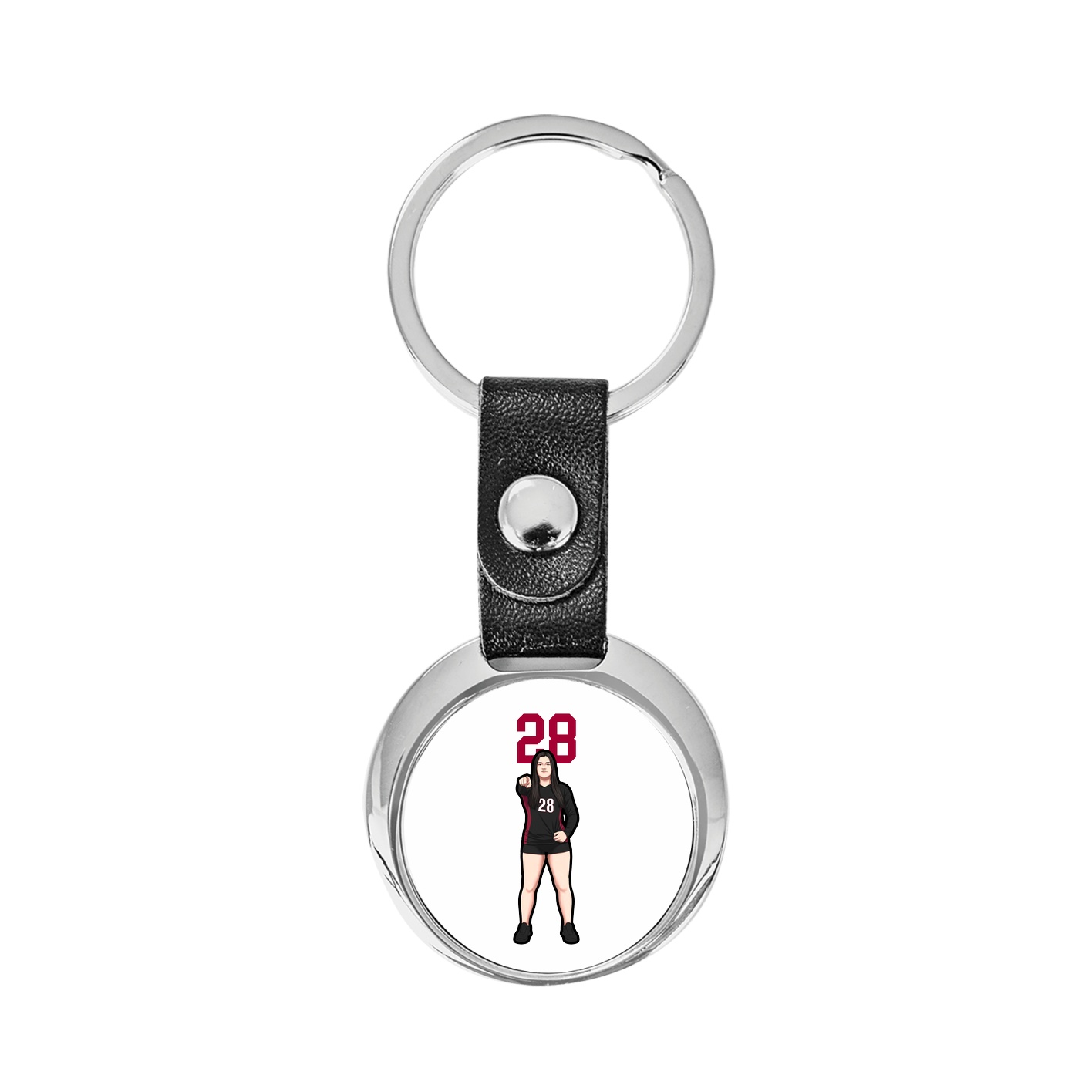 Key Chain — Number Top in Classic