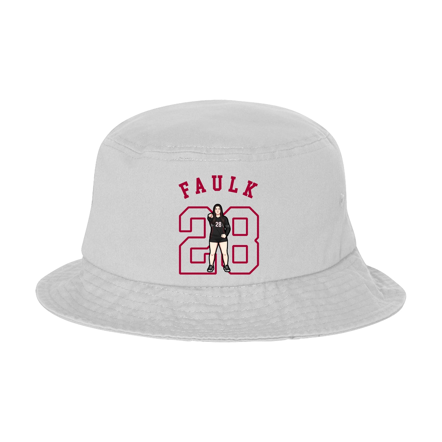Bucket Cap — Shirsey Arch in White