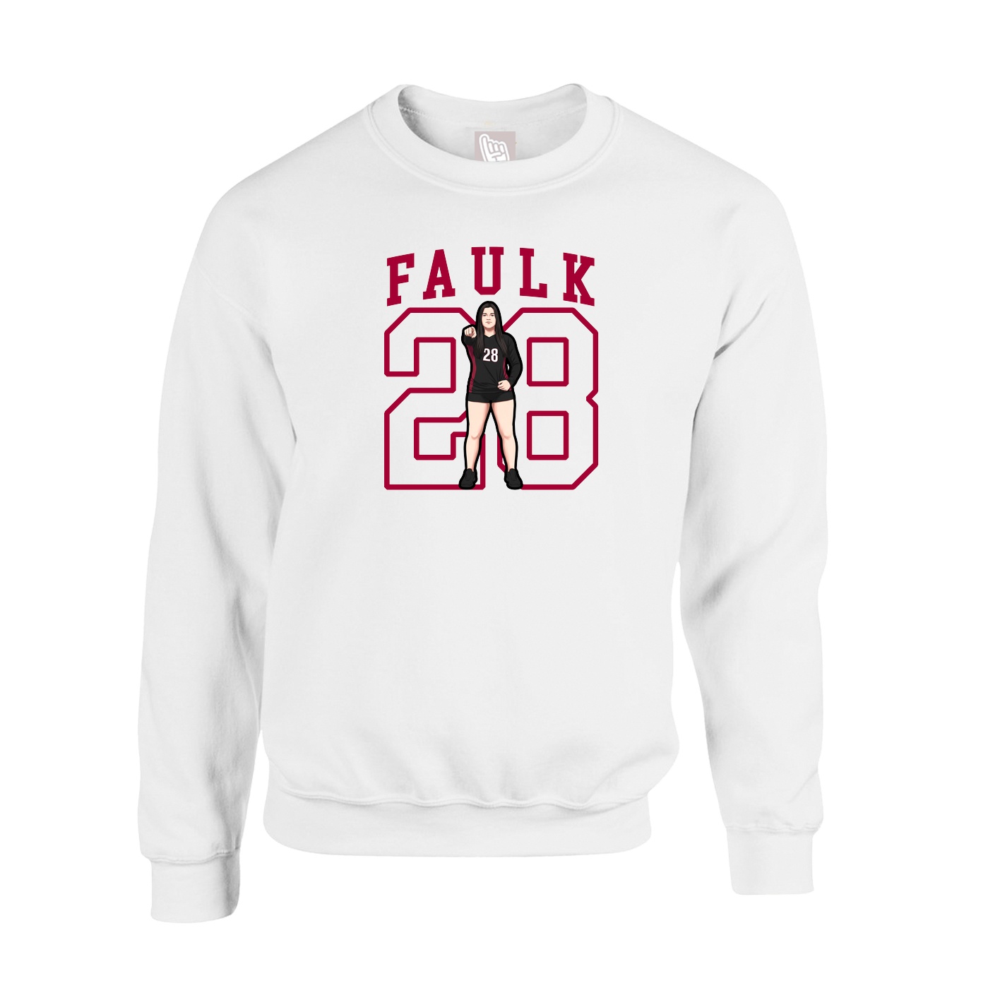 Fleece Crew — Shirsey in White