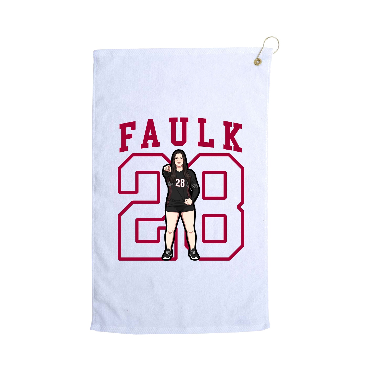 Golf Towel — Shirsey in White