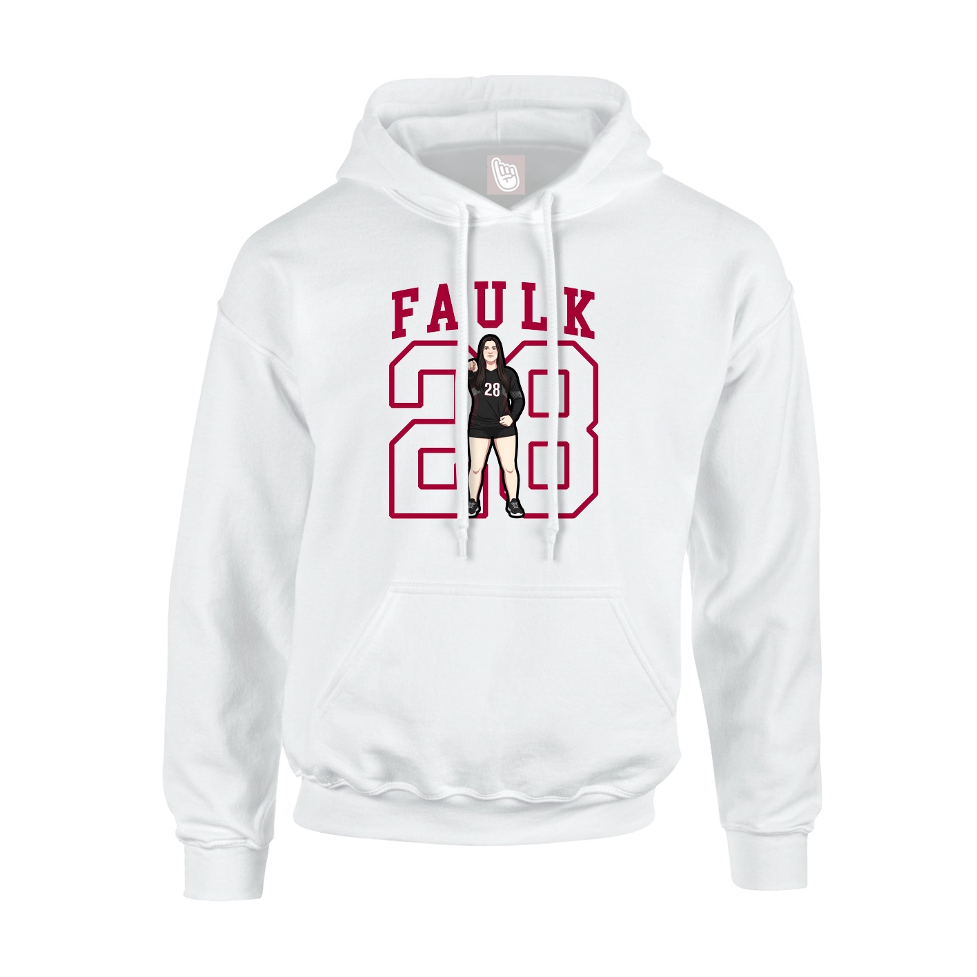 Youth Hoodie — Shirsey in White
