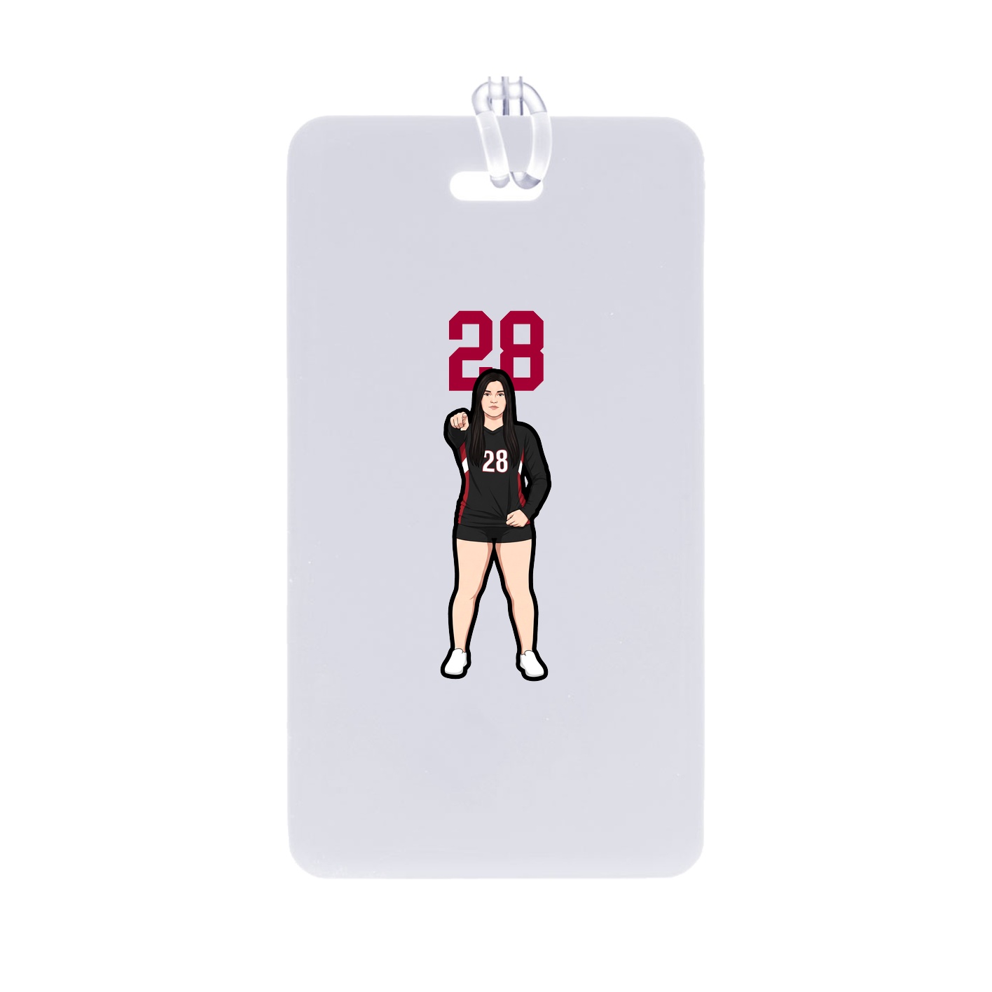 Bag Tag — Number Top in Classic