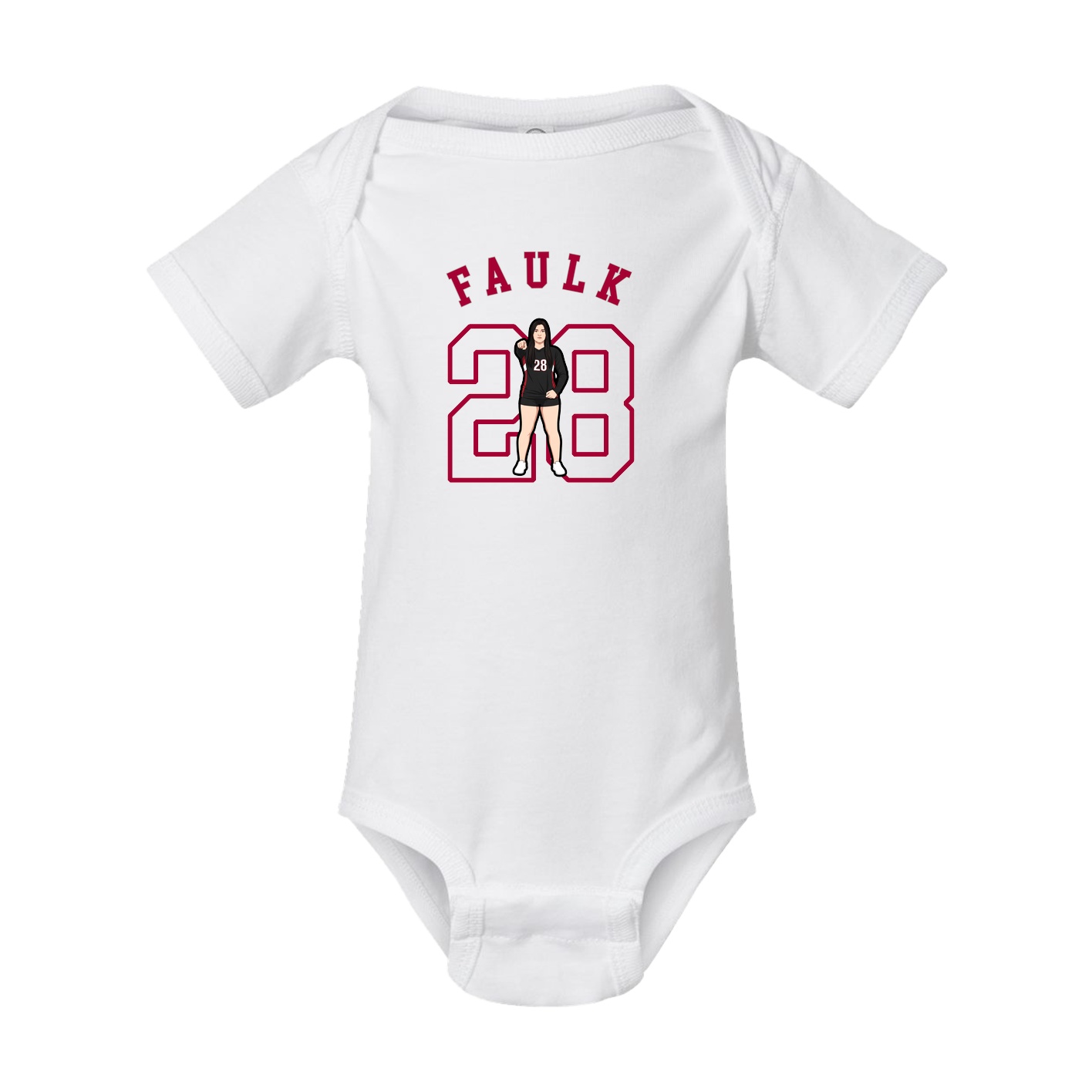 Baby Onesie — Shirsey Arch in White