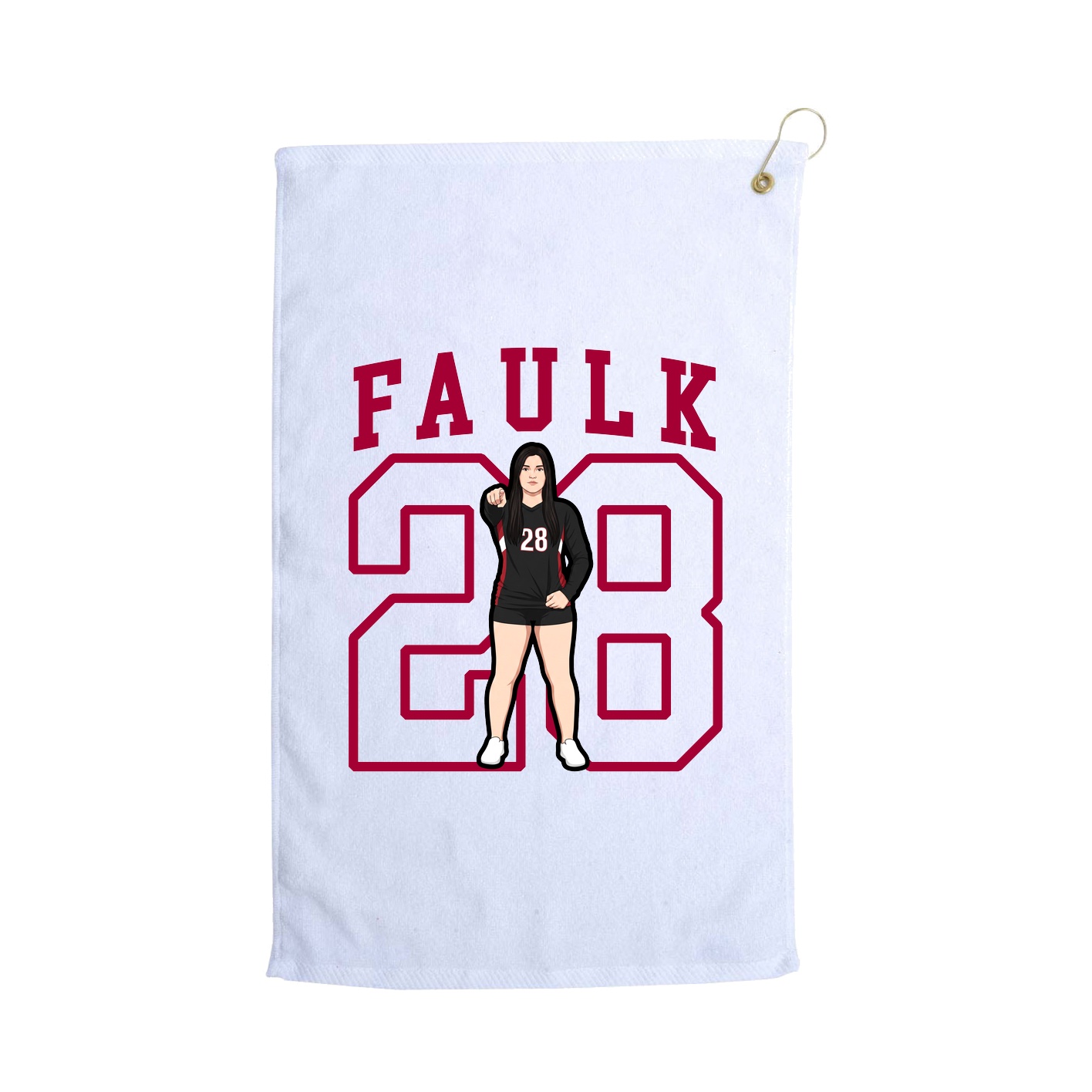 Golf Towel — Shirsey in White