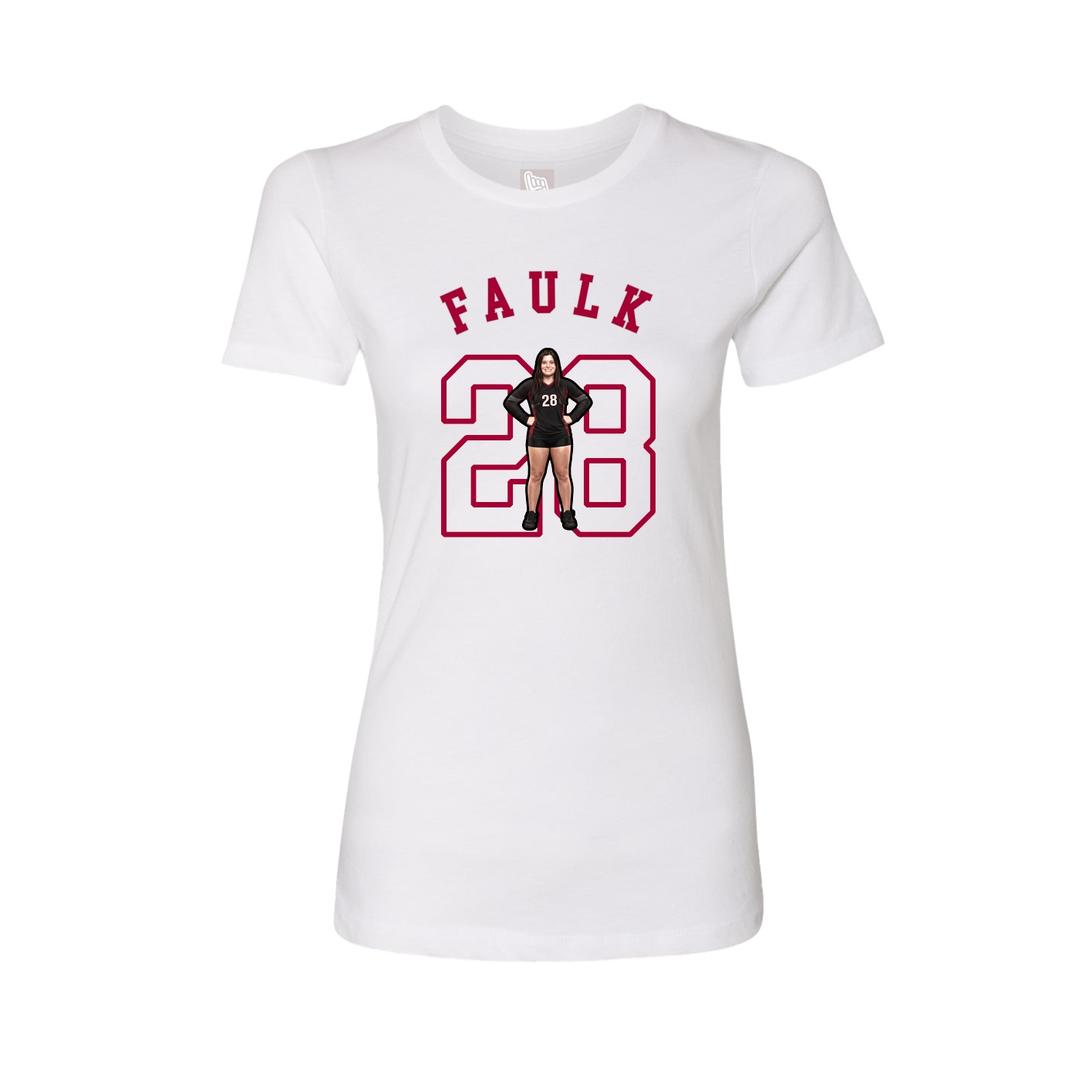 Womens Tee — Shirsey Arch in White