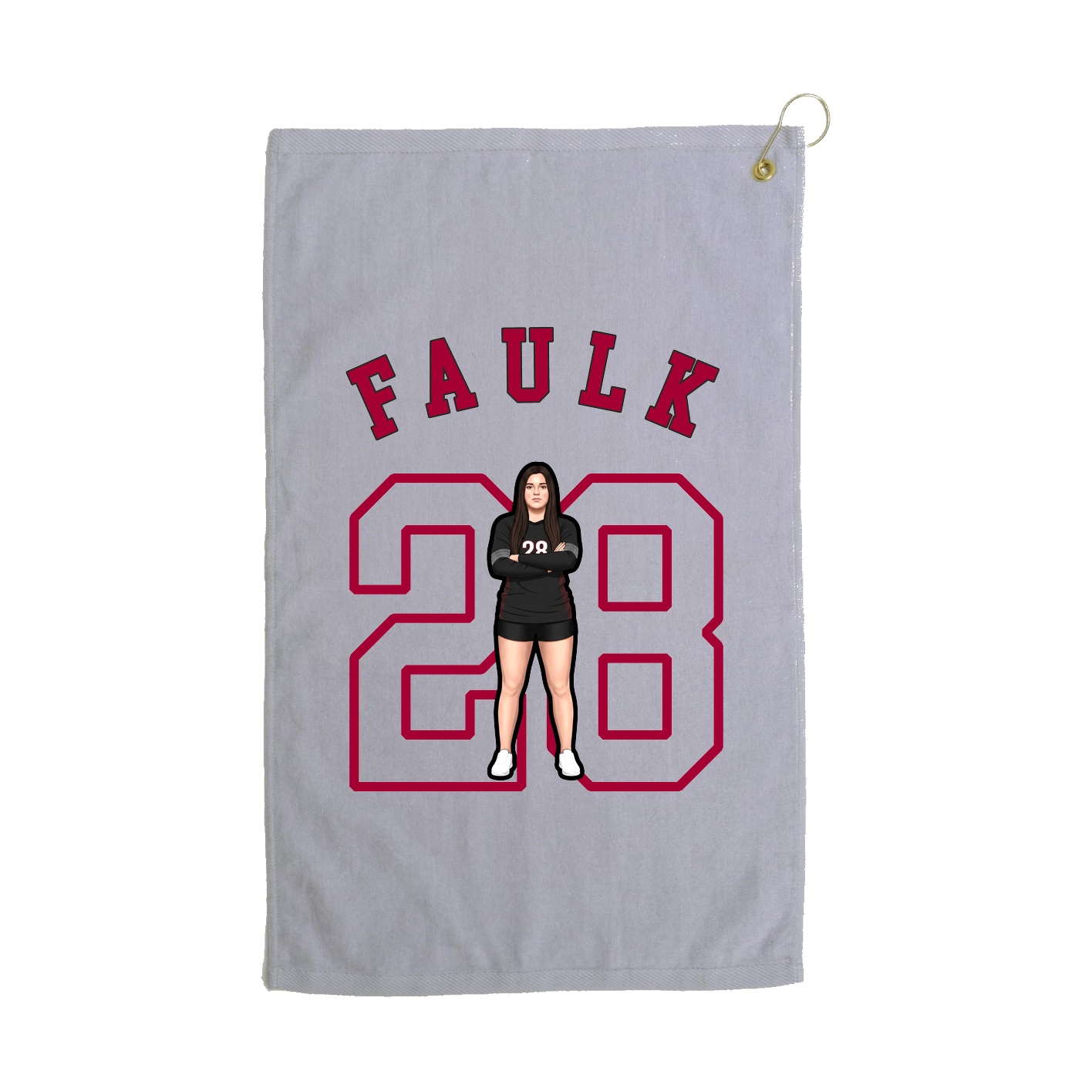 Golf Towel — Shirsey Arch in Grey