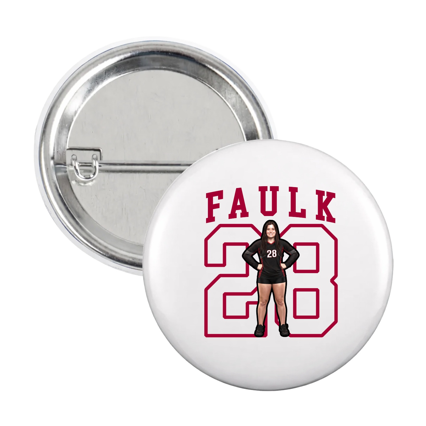 Game Day Button — Shirsey in White
