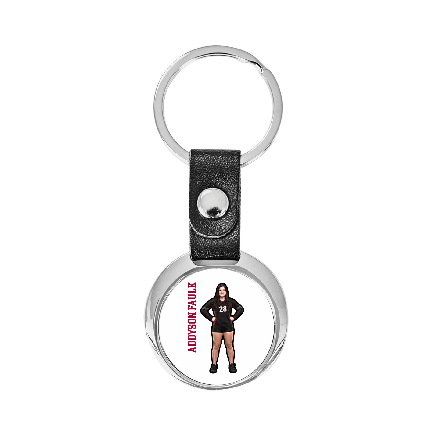Key Chain — Name Vertical in Classic