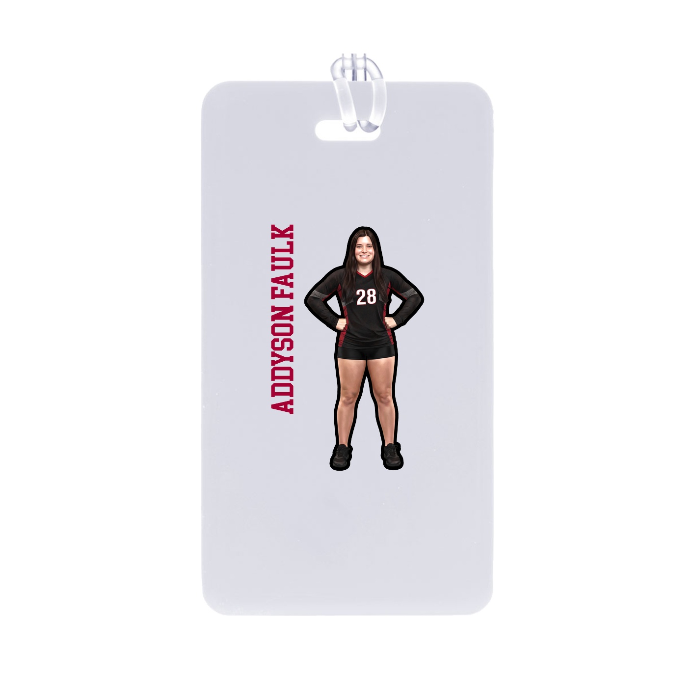 Bag Tag — Name Vertical in Classic