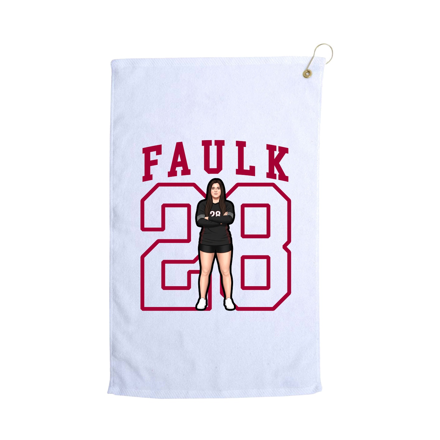 Golf Towel — Shirsey in White