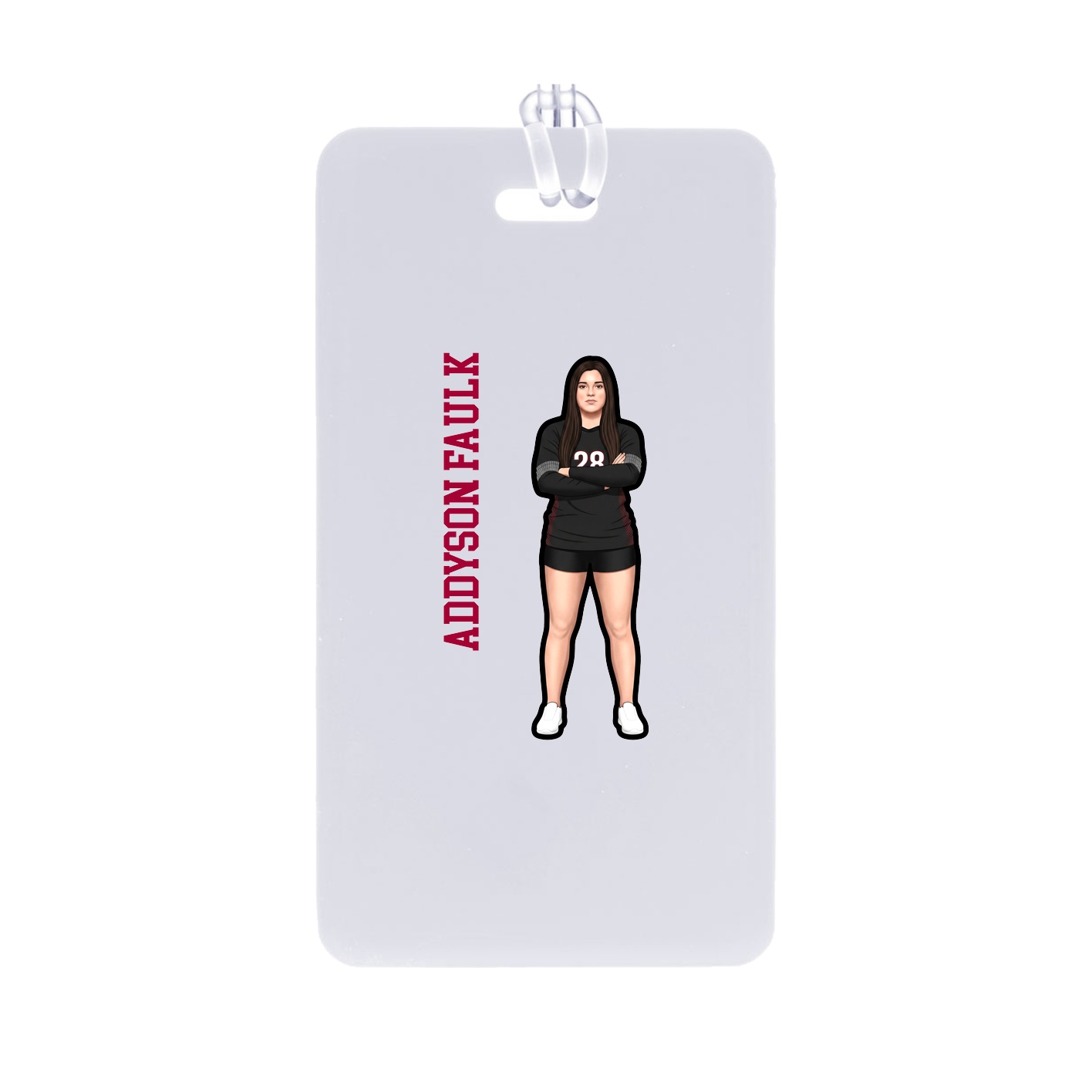 Bag Tag — Name Vertical in Classic