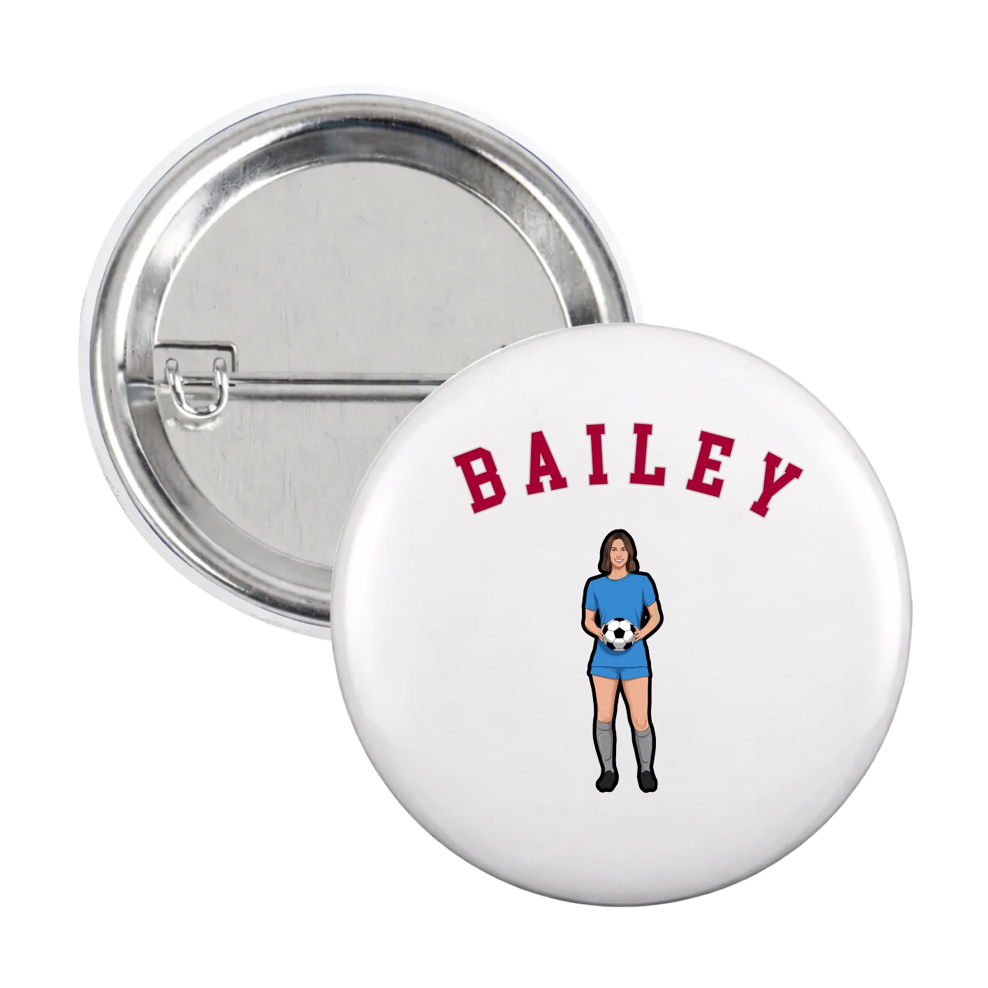 Game Day Button — Shirsey Arch in White