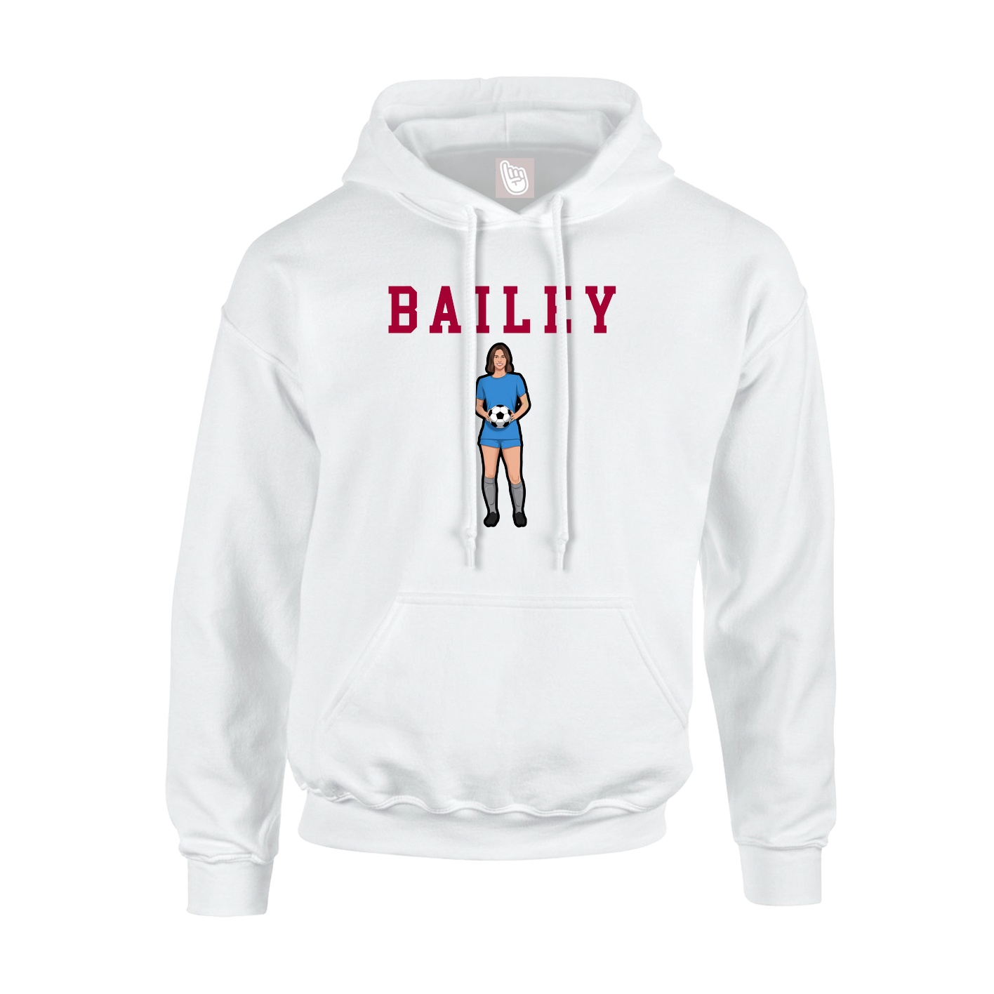 Youth Hoodie — Shirsey in White