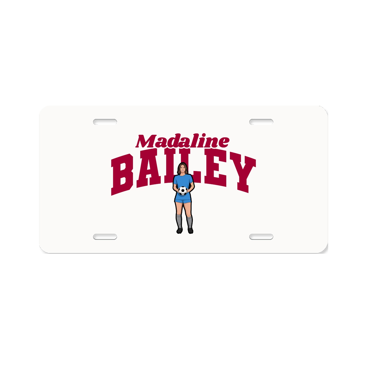 License Plate — Signature Arch in Classic