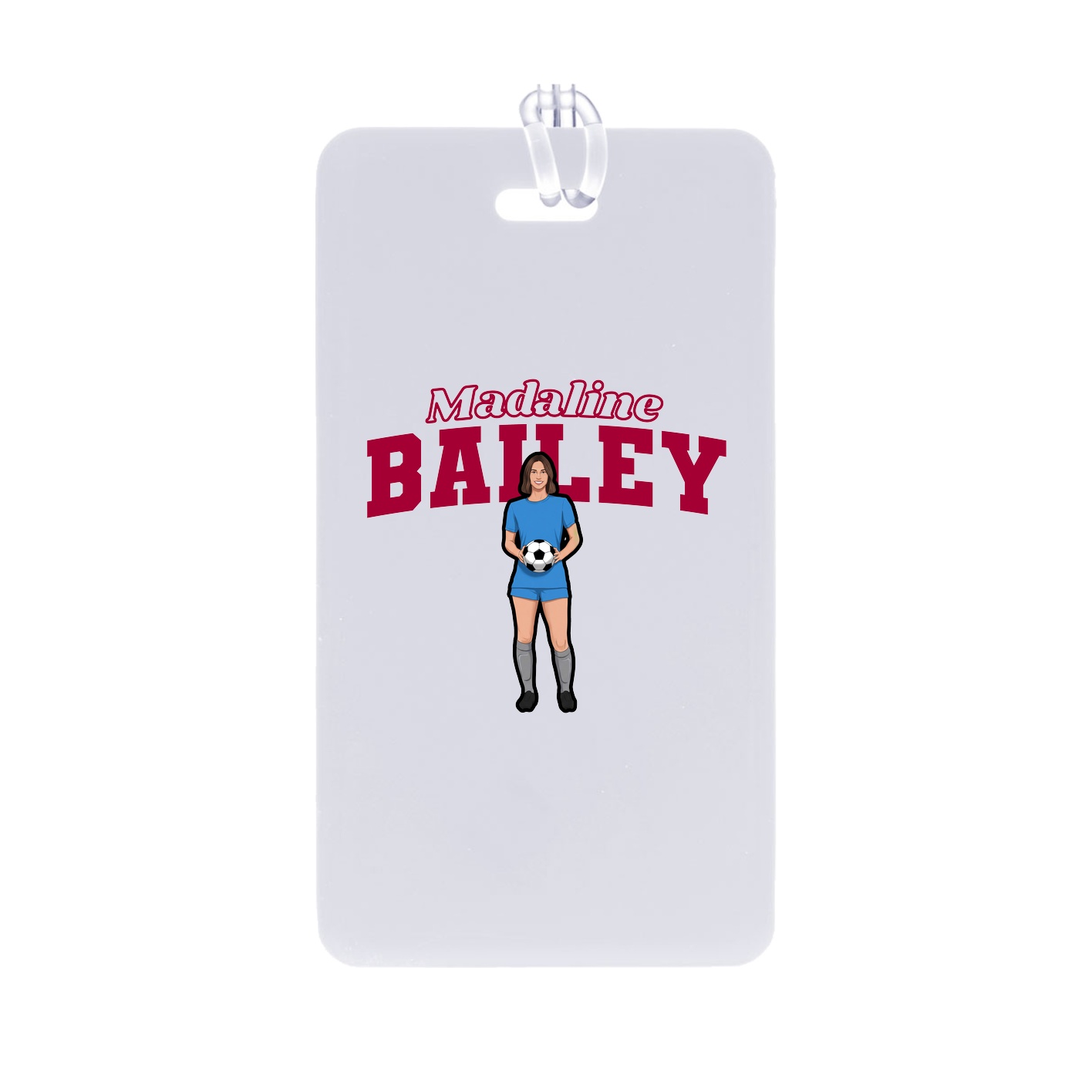 Bag Tag — Name Arch in Classic