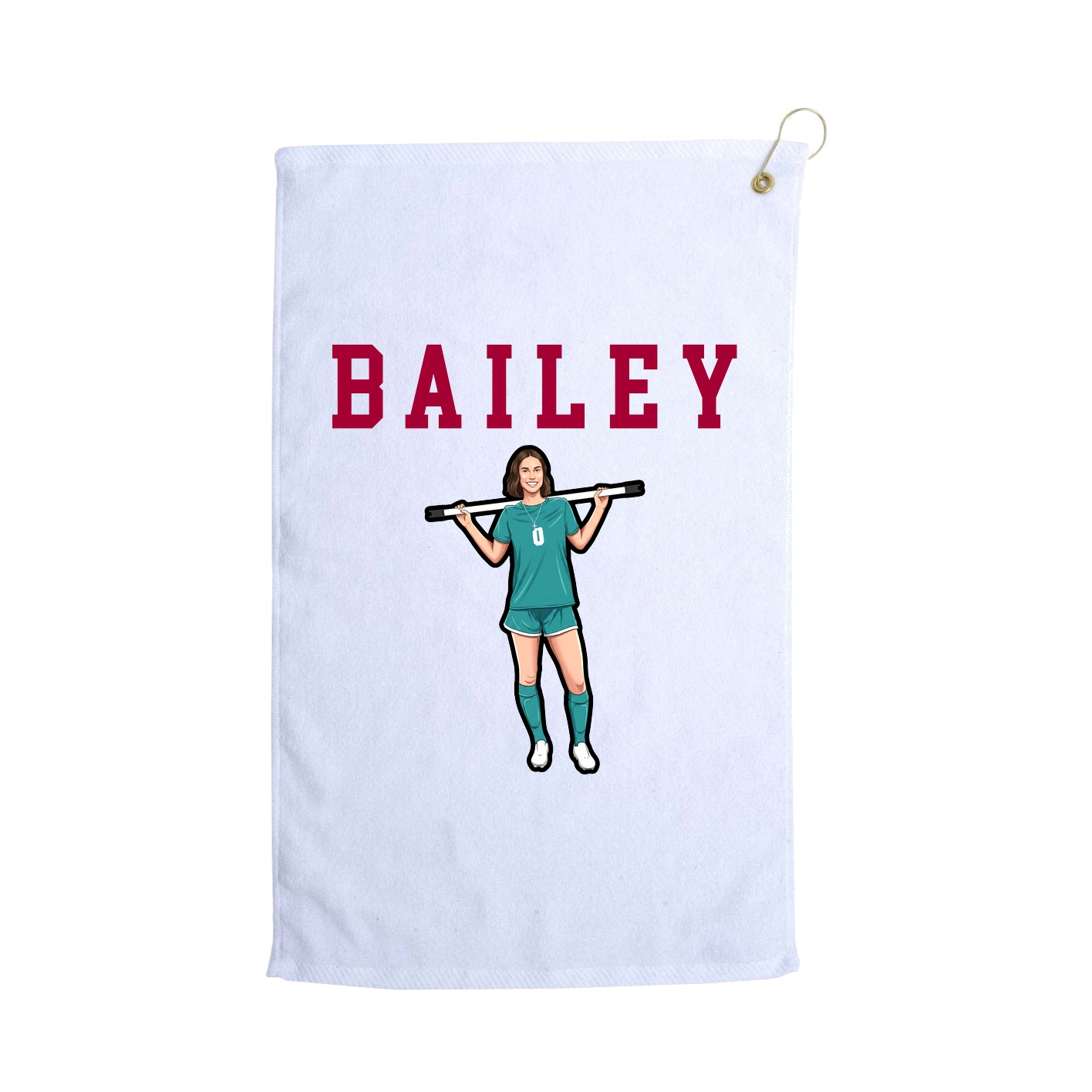 Golf Towel — Shirsey in White