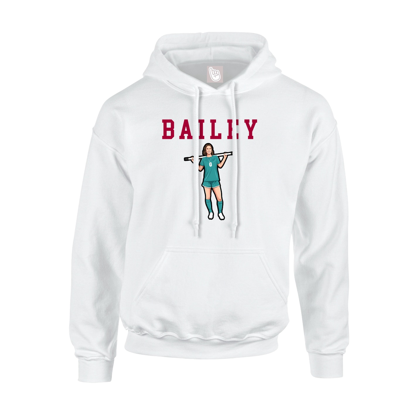Youth Hoodie — Shirsey in White