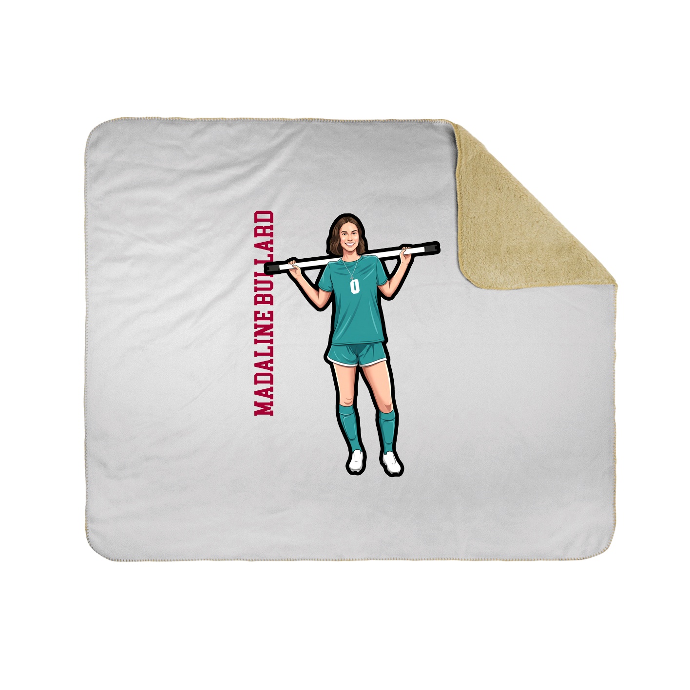 50x60 Sherpa Lined Throw Blanket