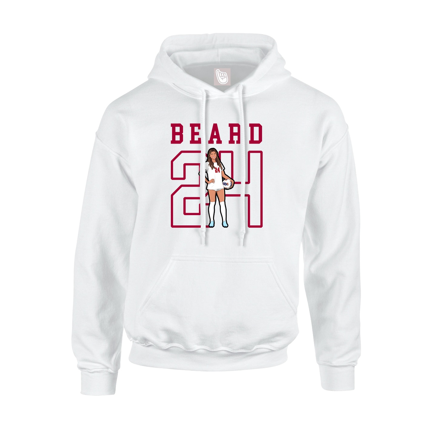 Youth Hoodie — Shirsey in White