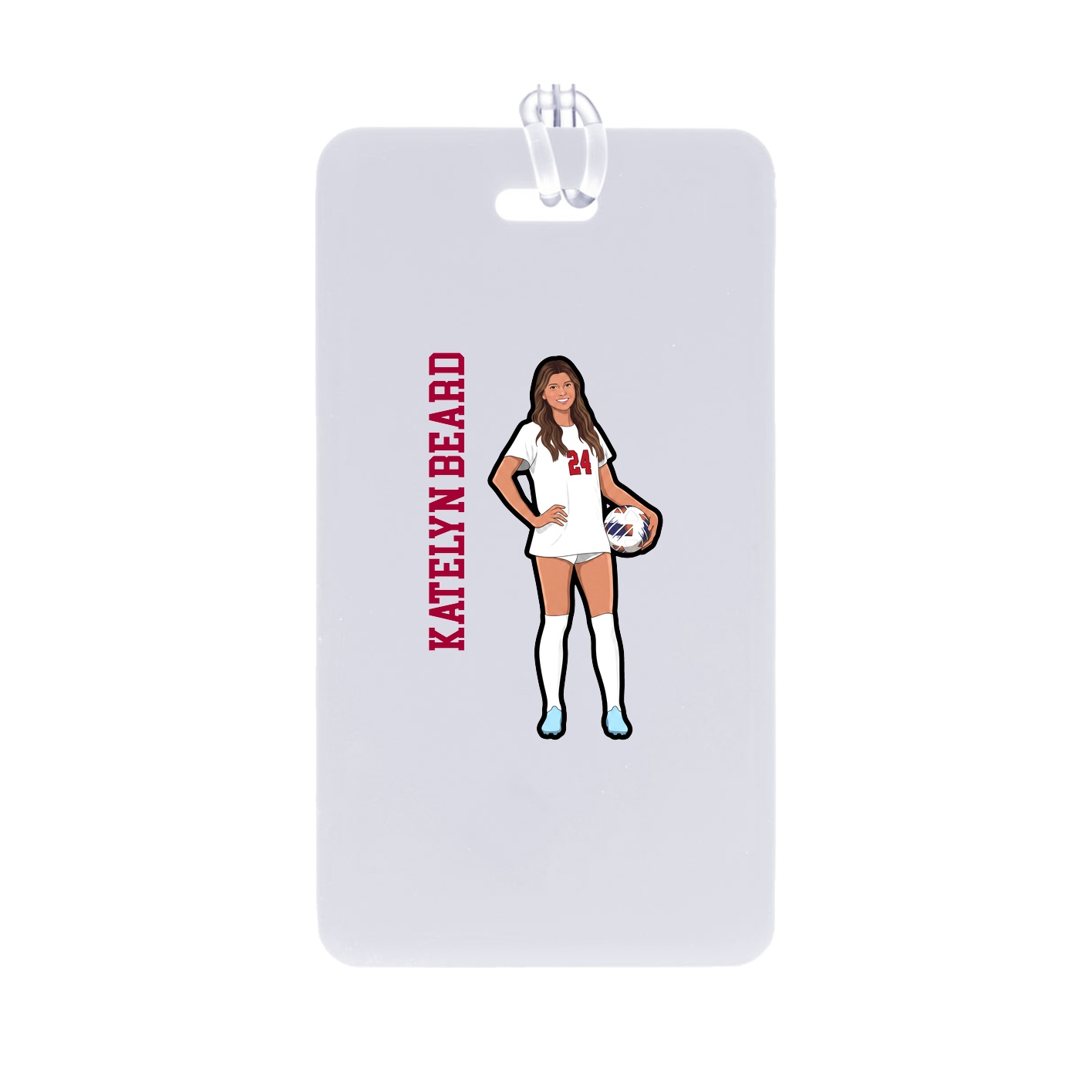 Bag Tag — Name Vertical in Classic