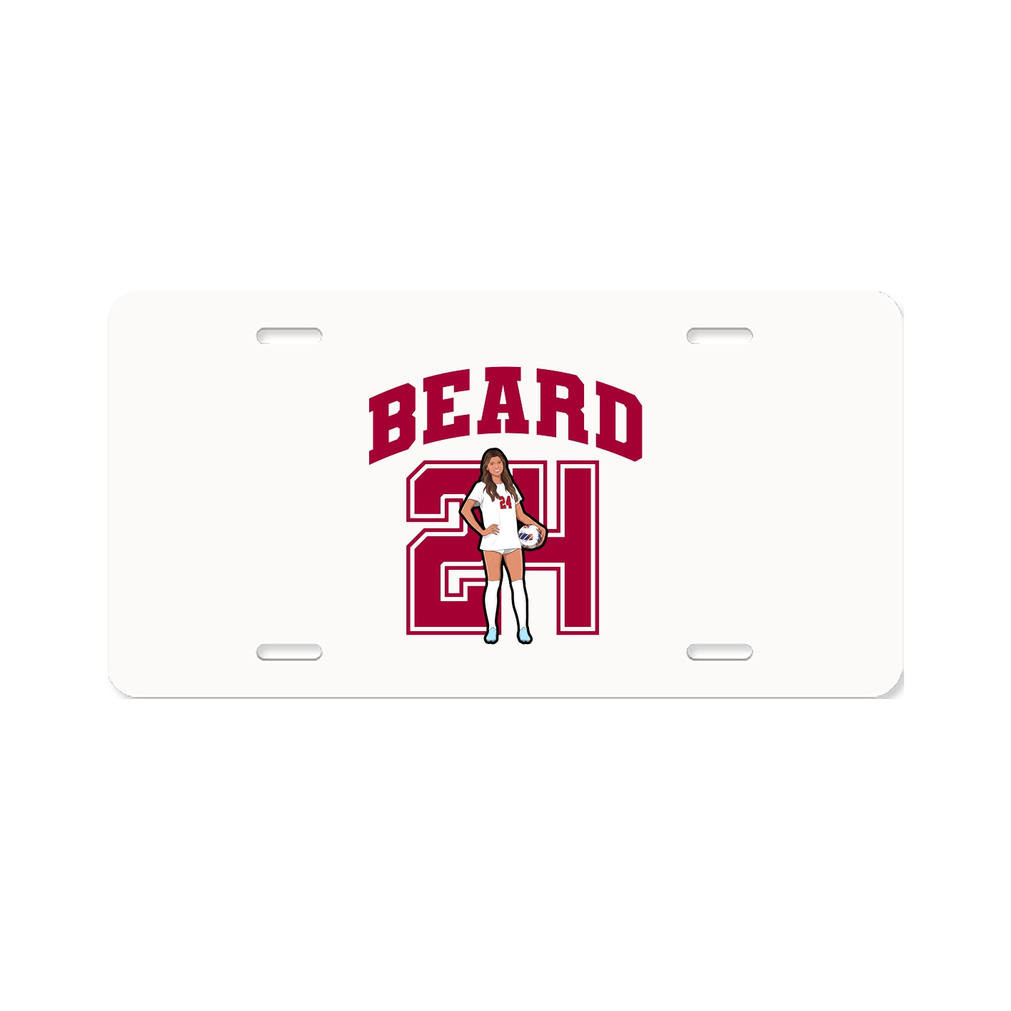 License Plate — Number in Classic