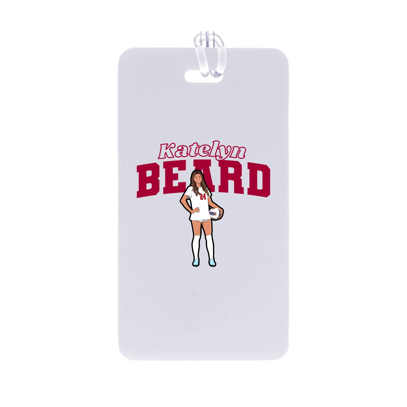 Bag Tag — Name Arch in Classic