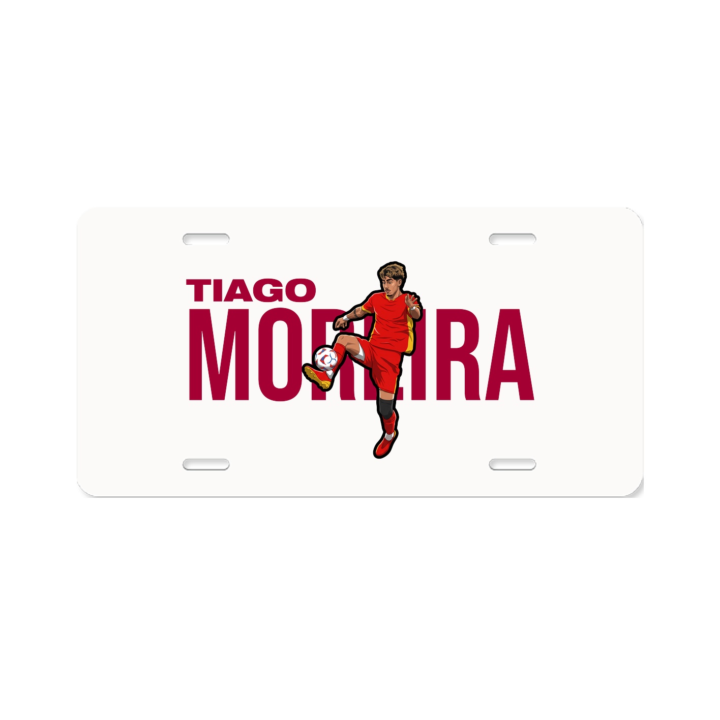 License Plate — Player Name in Classic
